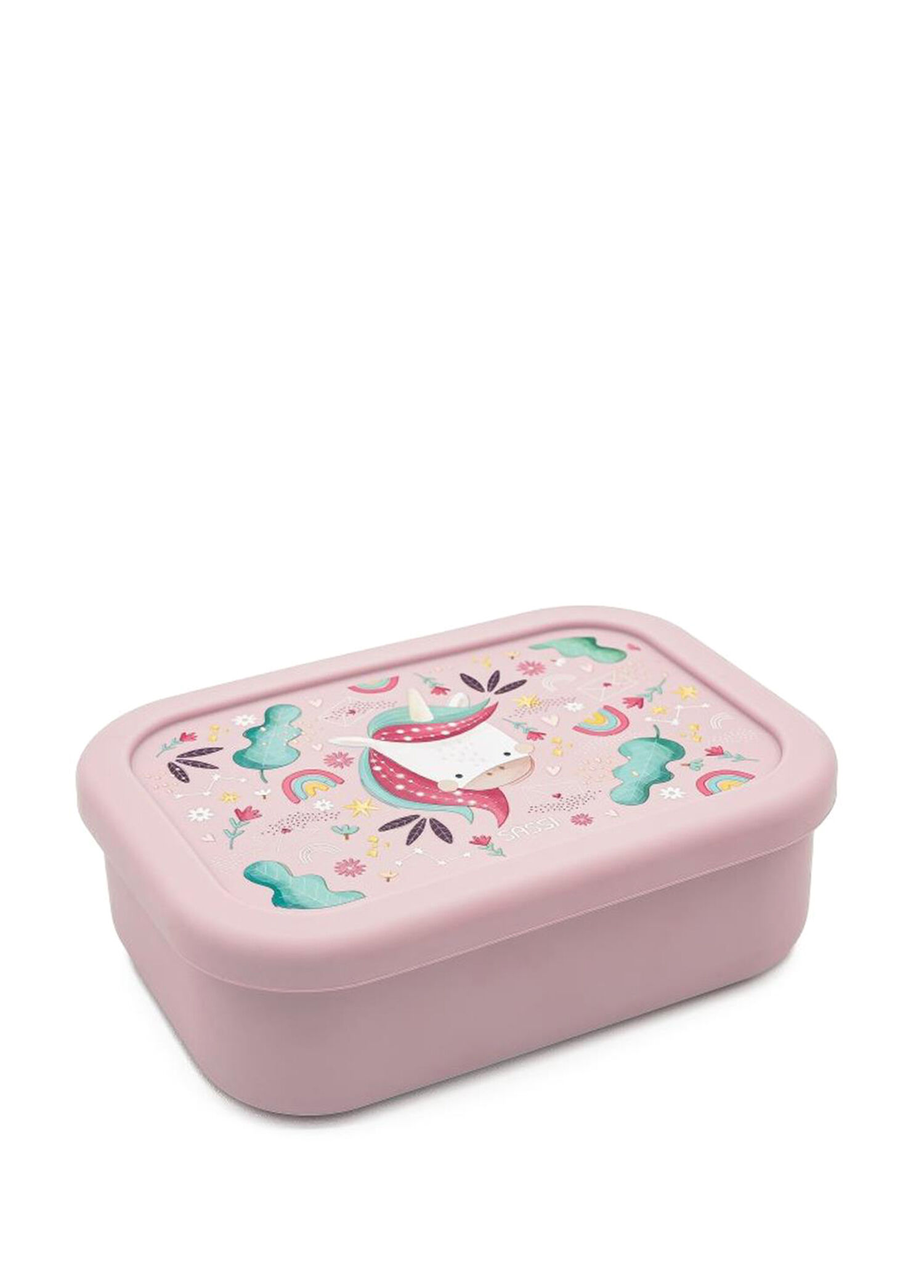 P Sassi Junior Unicorn Patterned Silicone Kids Lunch Box