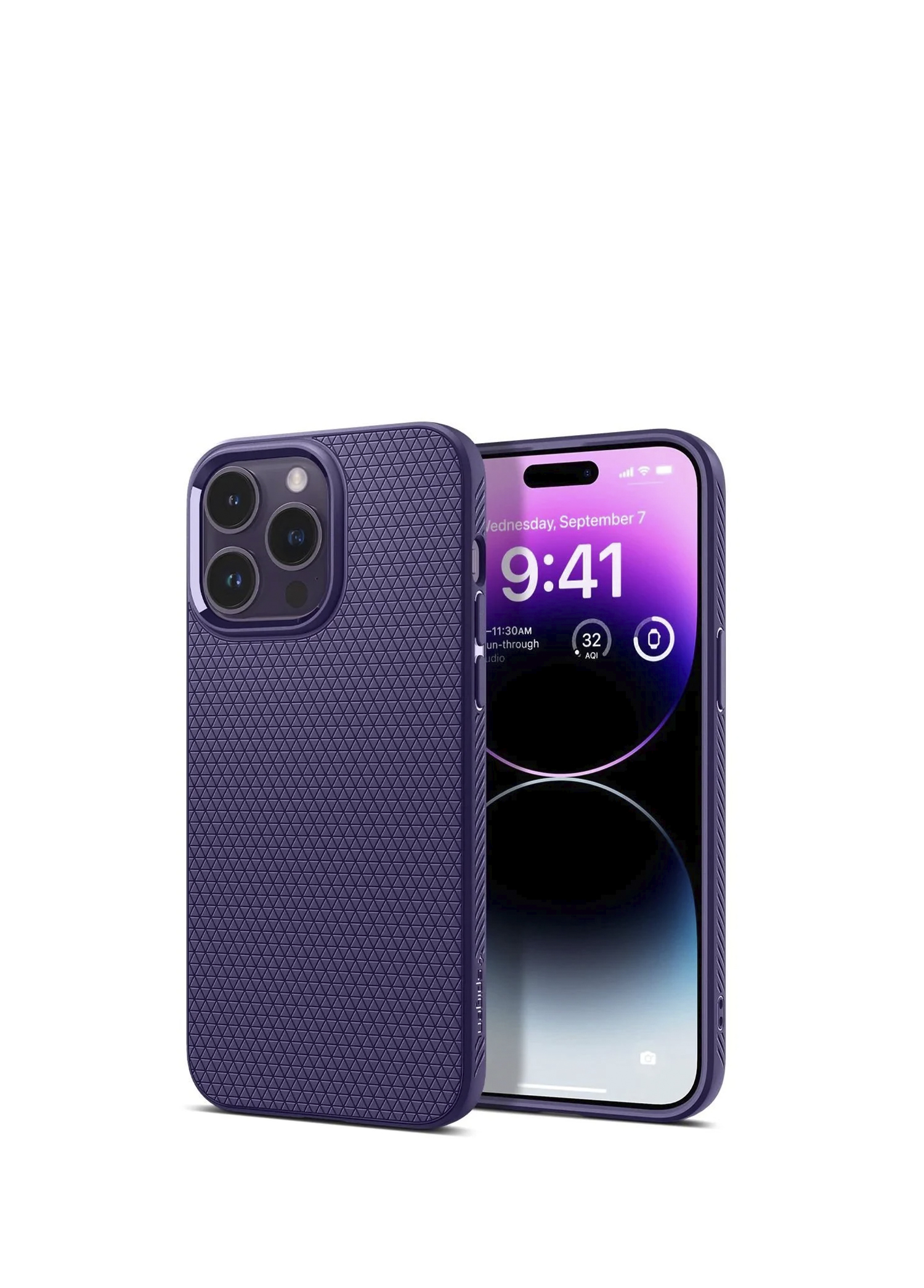 Apple iPhone 14 Pro Liquid Air Deep Purple Kılıf