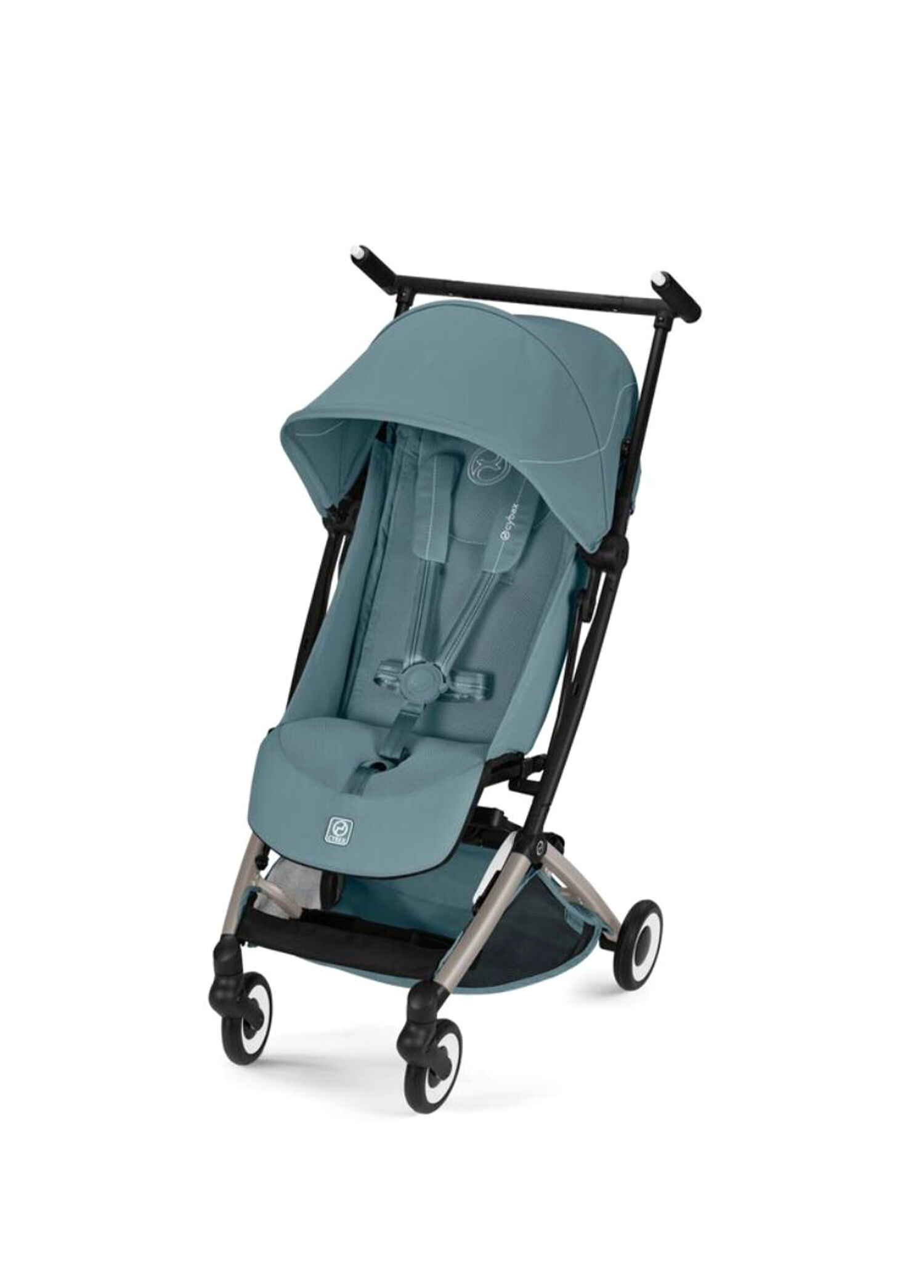 Cybex - Libelle Taupe Stormy Blue Bebek Arabası - Mavi