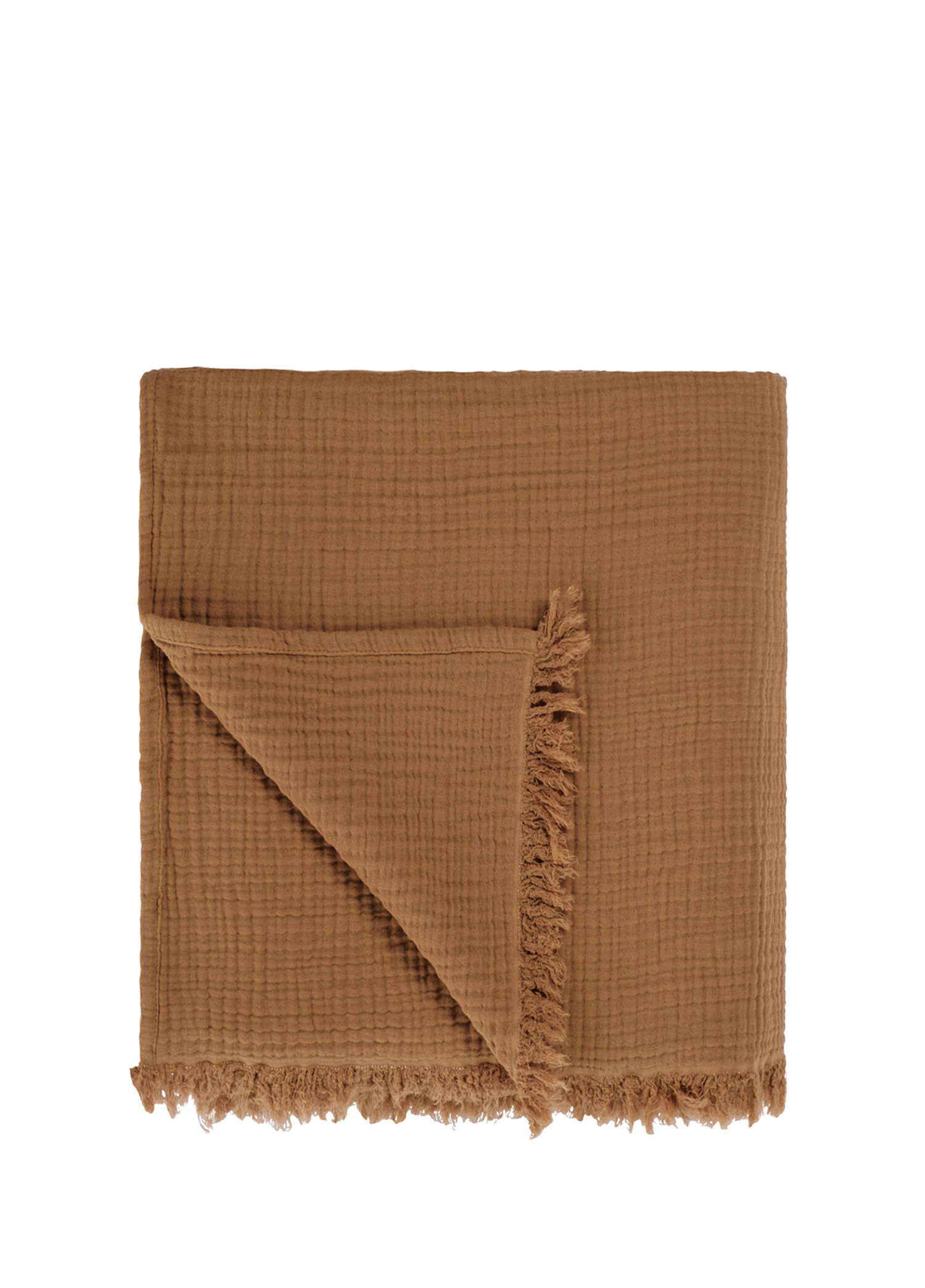Cocoon Taba %100 Pamuk King Size Yatak Örtüsü 240 x 260 cm