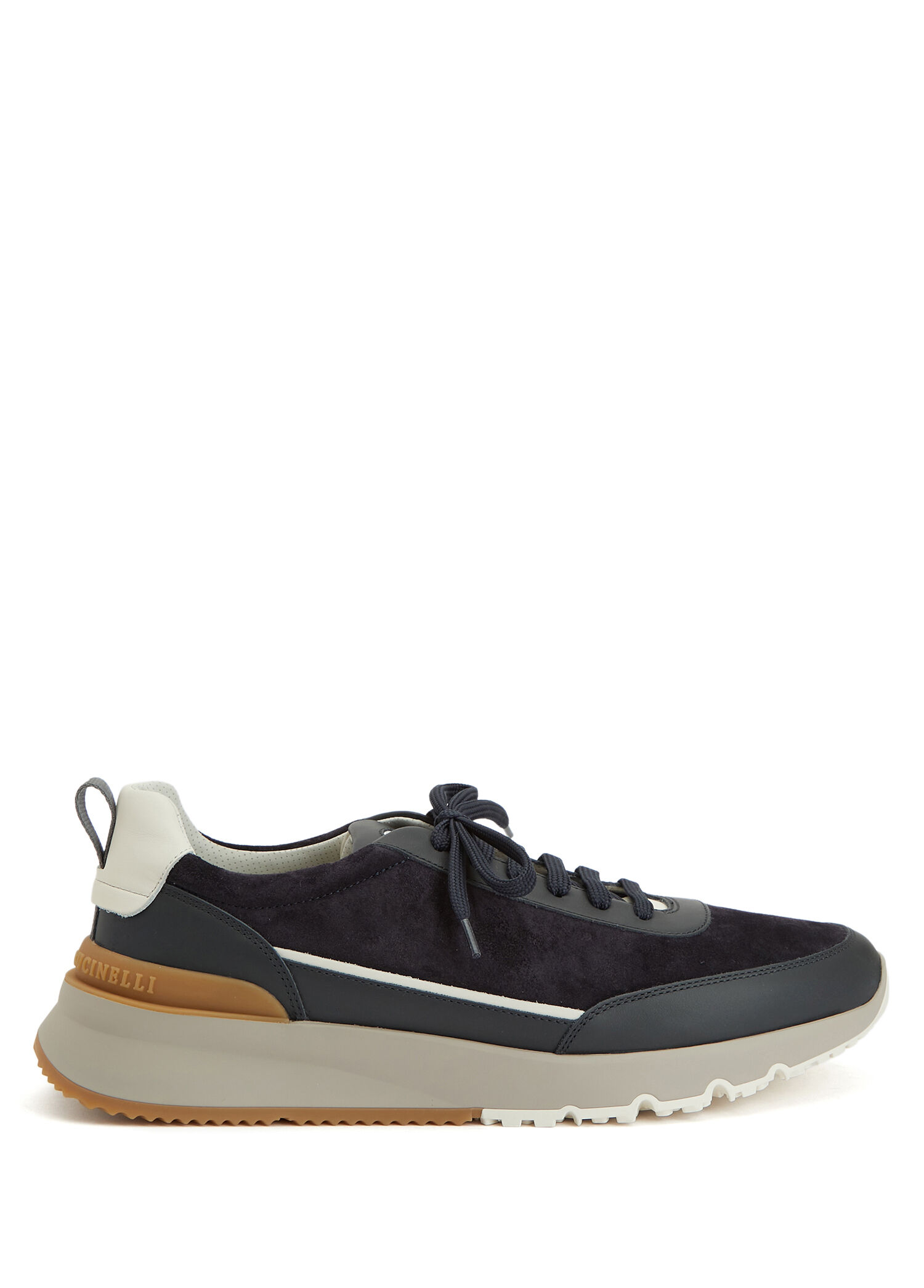 Koyu Mavi Erkek Deri Sneaker