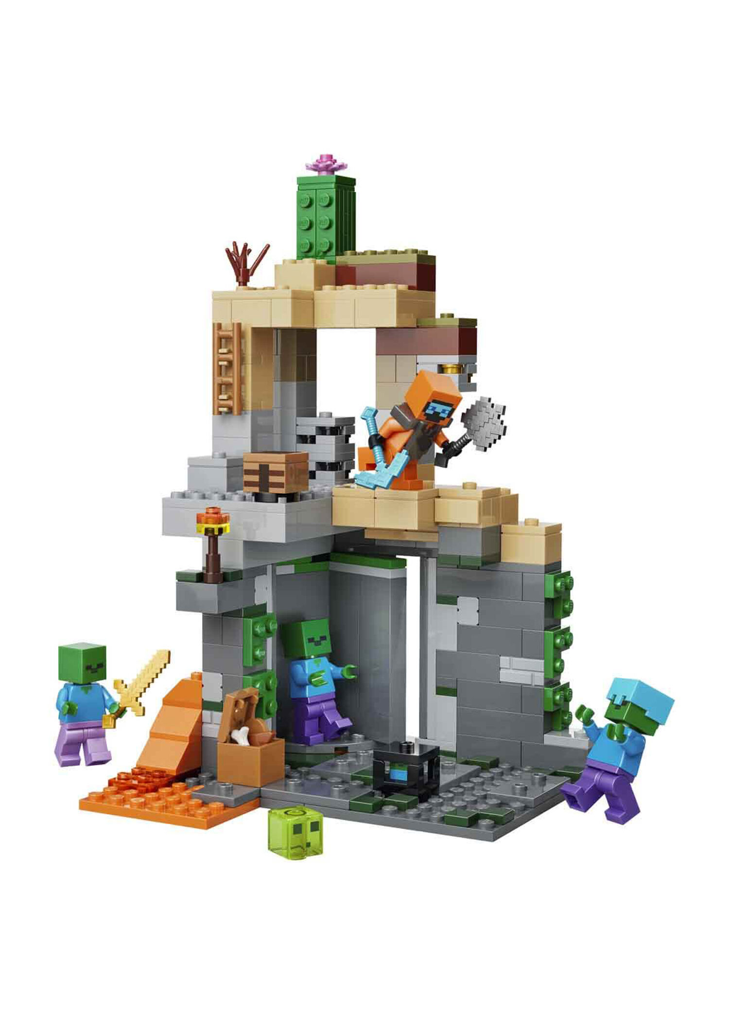 LEGO - Minecraft Zombi Zindanı 284 Parça 8+ Yaş Yapı Oyuncağı