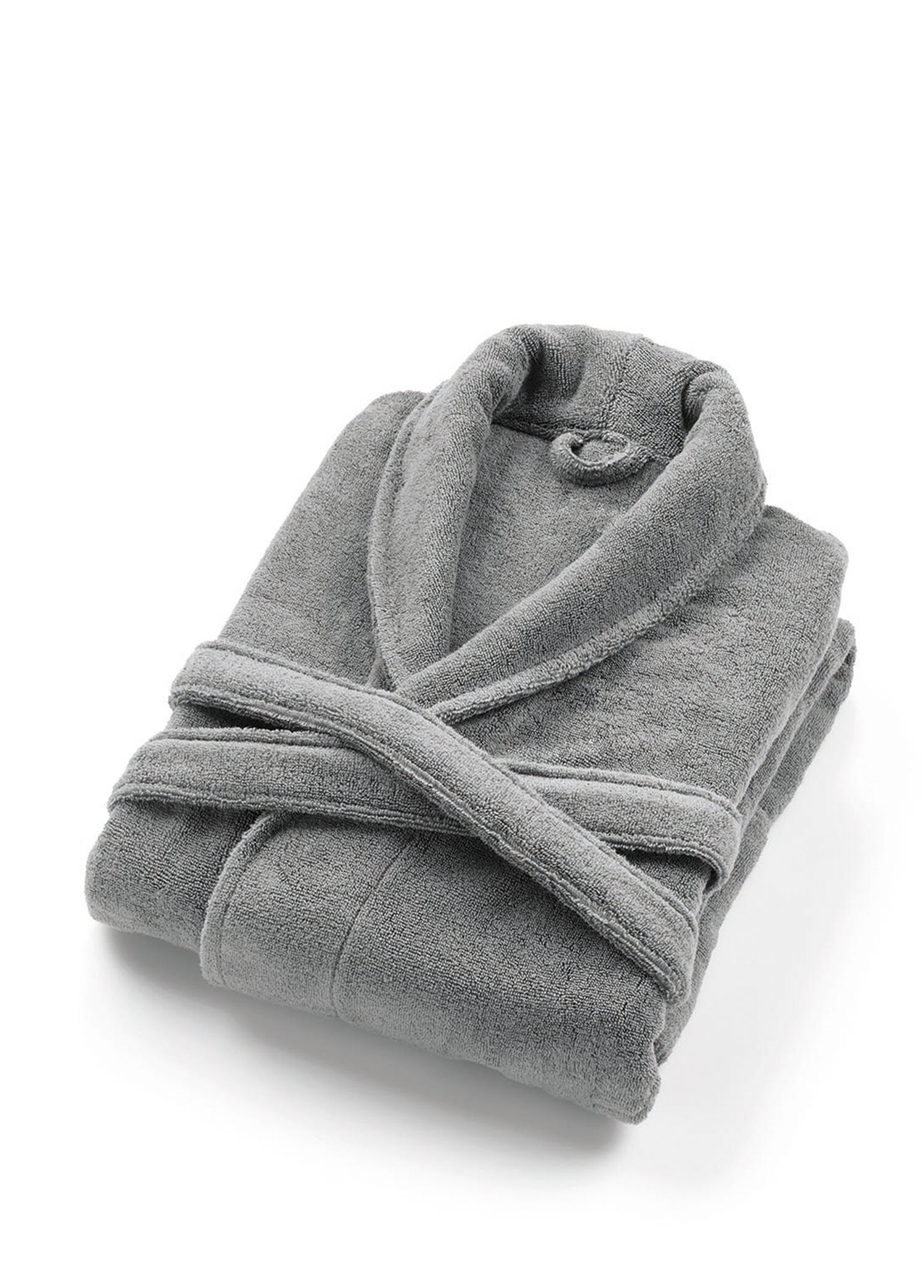 Valencia Fibroluxe ® Dark Gray Bambu Pamuklu Unisex Bornoz