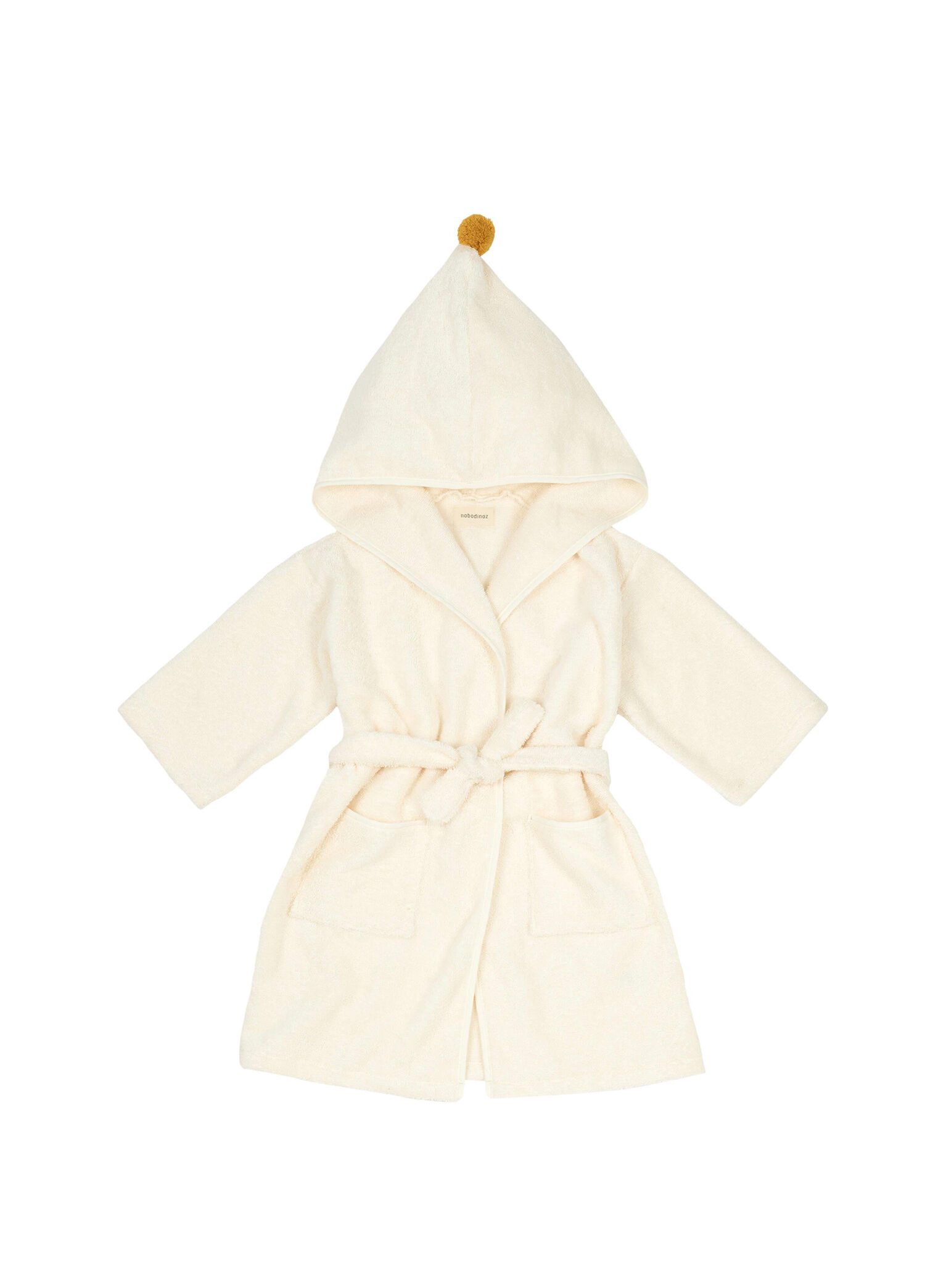 Nobodinoz So Cute Natural Pamuklu Unisex Çocuk Bornoz
