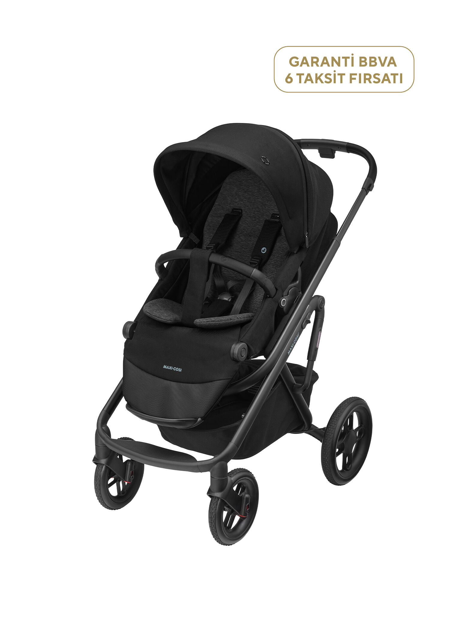 Maxi Cosi Lila Xp+ Ekstra Portbebeli Essential Black Seyahat Sistem Olabilen Bebek Arabası
