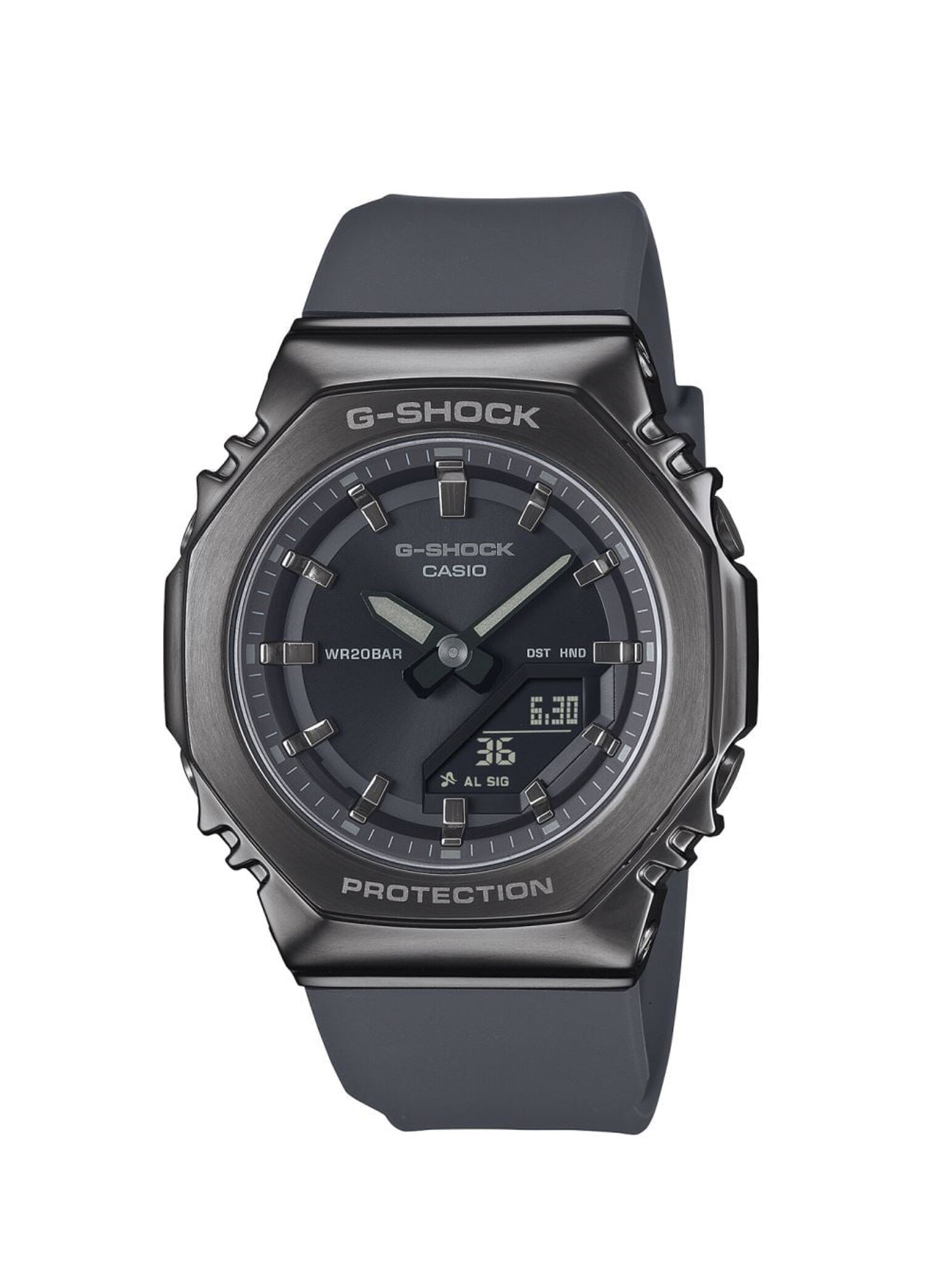 G-Shock GM-S2110B-8ADR Siyah Silikon Kadın Kol Saati