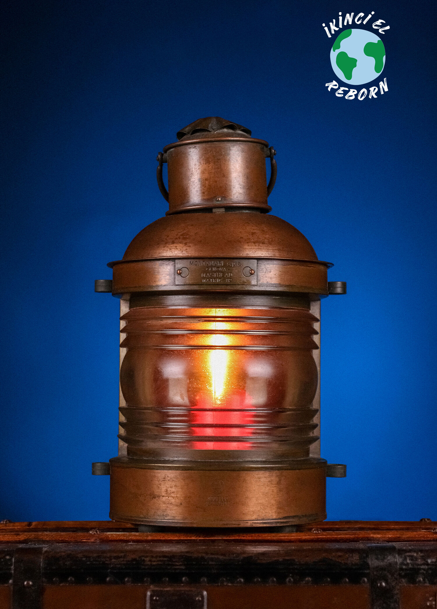 Montanari Bronz Antika Silyon Feneri