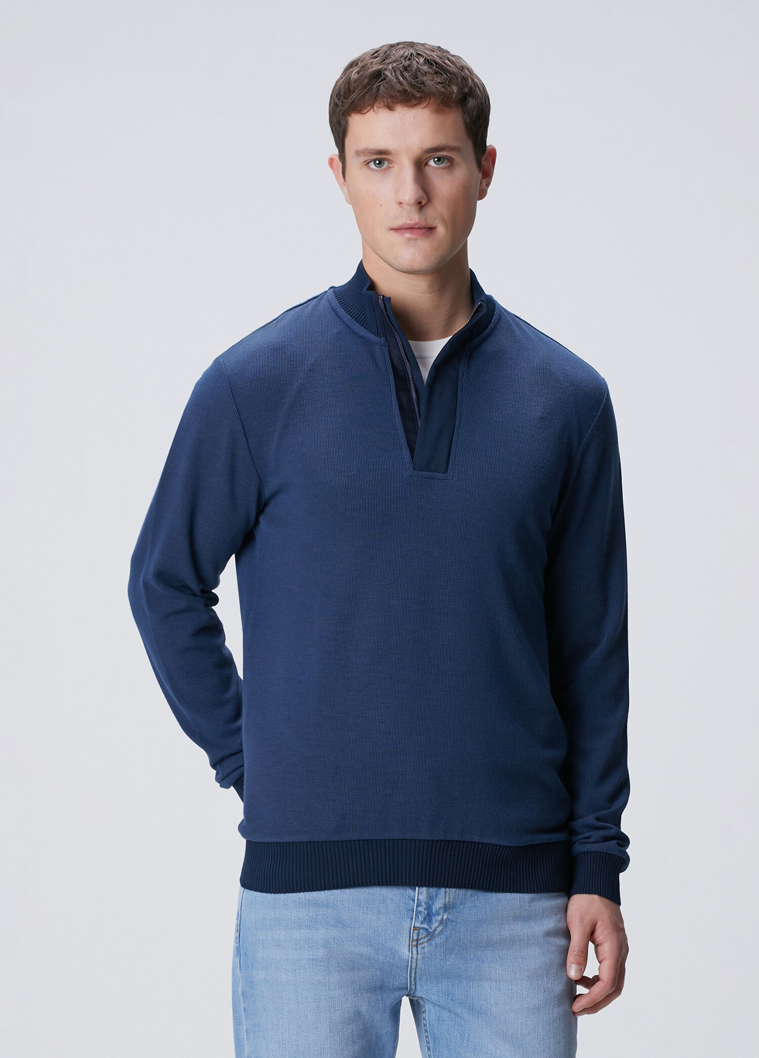 Lacivert Sweatshirt