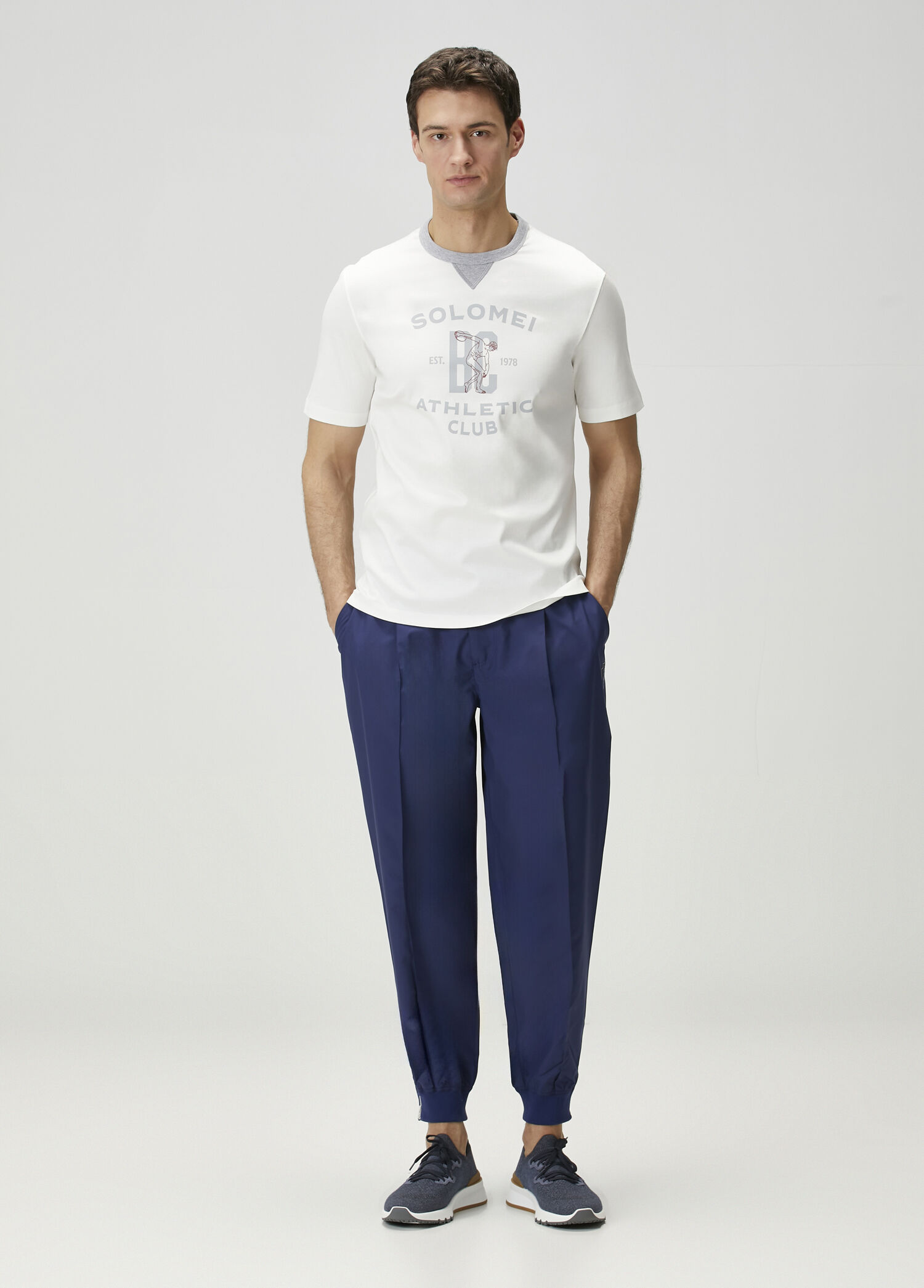 Brunello Cucinelli Beyaz Erkek Beyaz Baskılı T-shirt 1906248 | Beymen