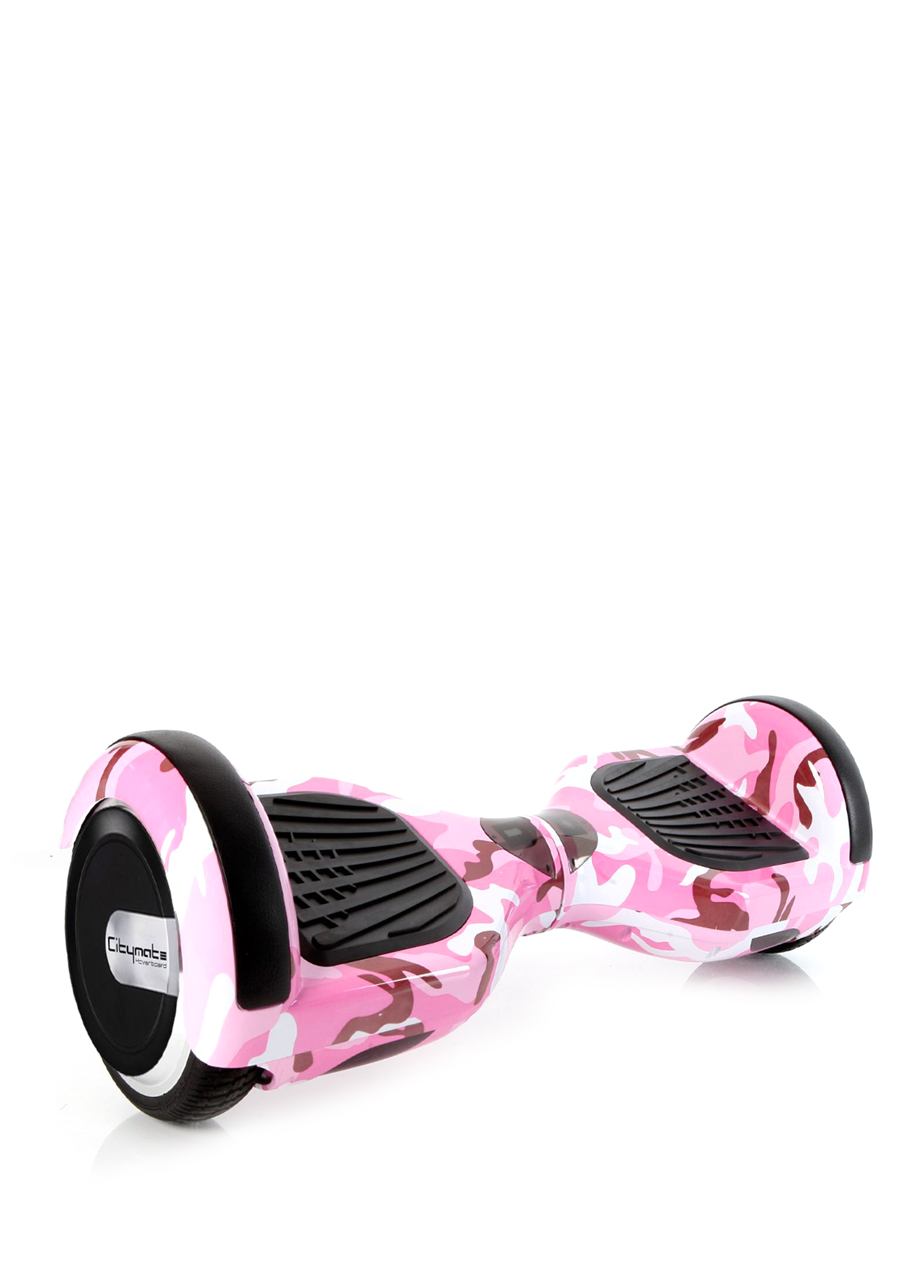 Bluetooth Hoparlörlü Akıllı Dengeli Pembe Kamuflaj Desenli Hoverboard