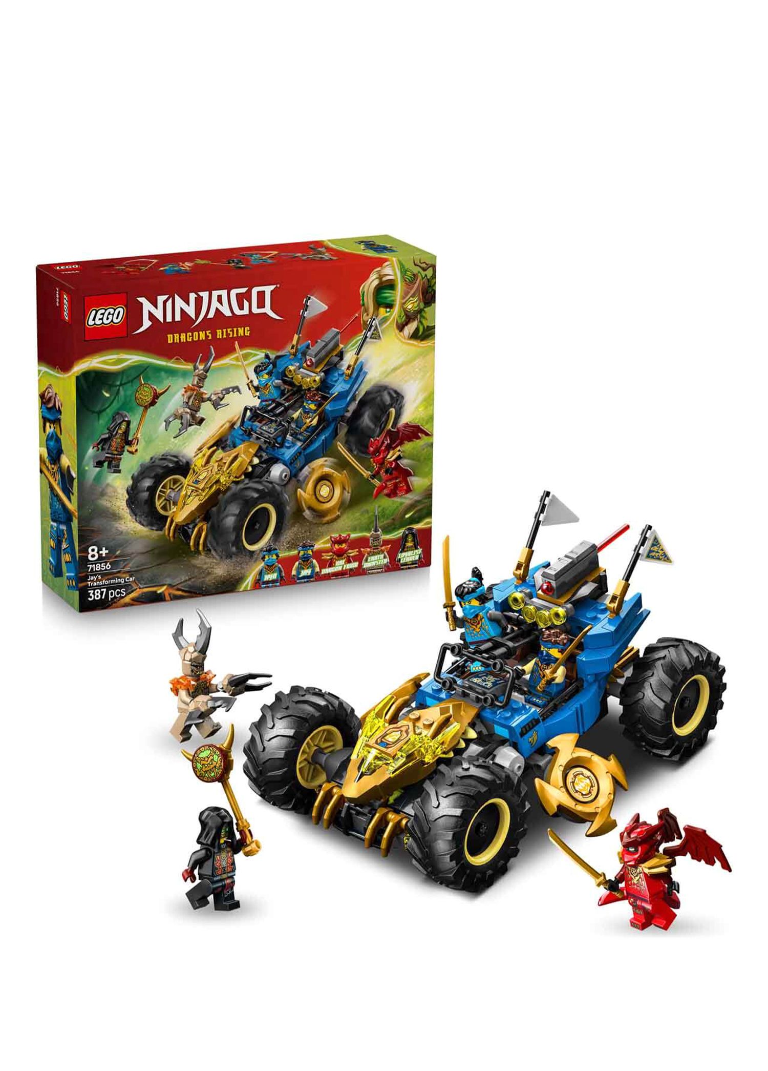 LEGO - NINJAGO Jay'in Dönüşen Arabası 387 Parça 8+ Yaş Yapı