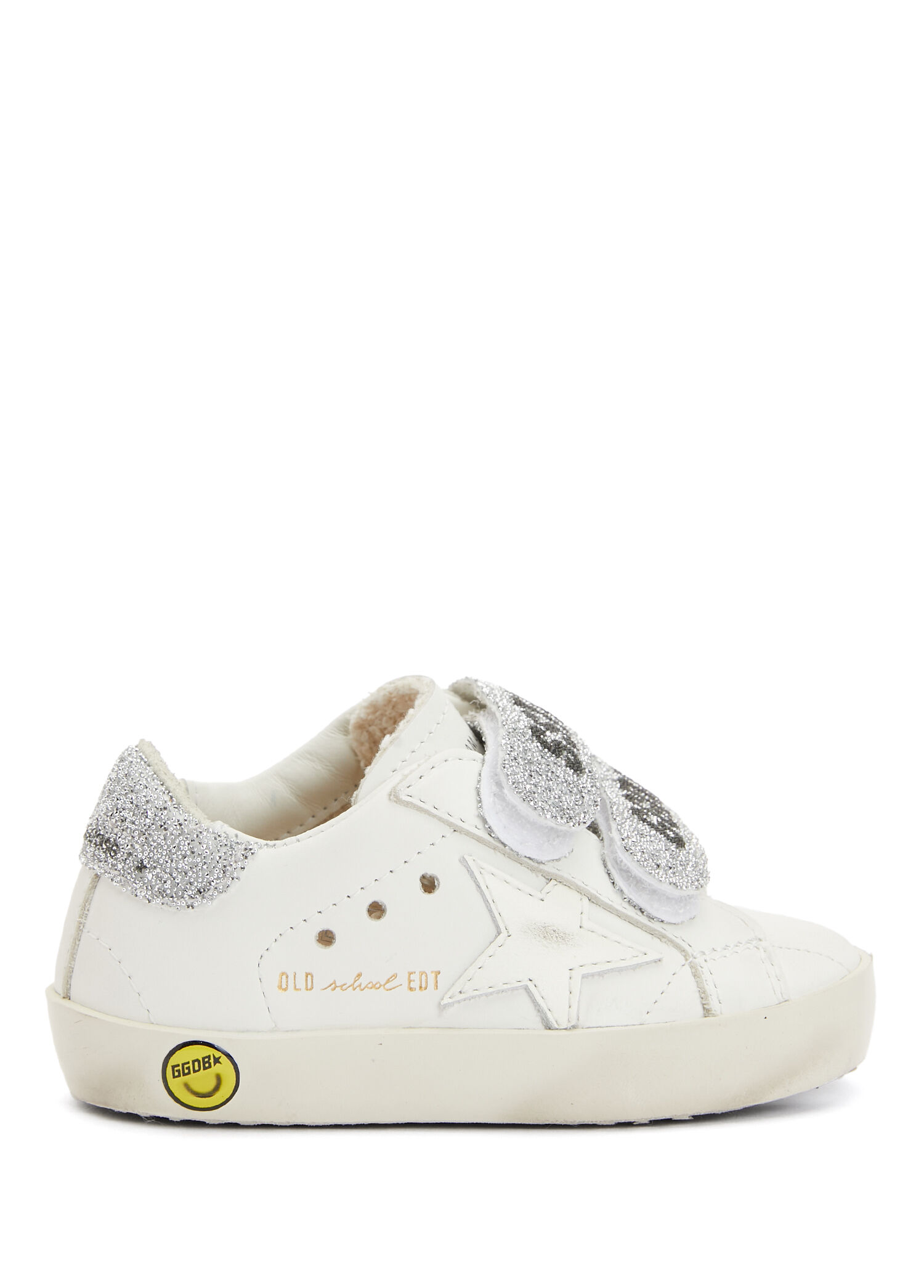Old School Beyaz Unisex Çocuk Deri Sneaker