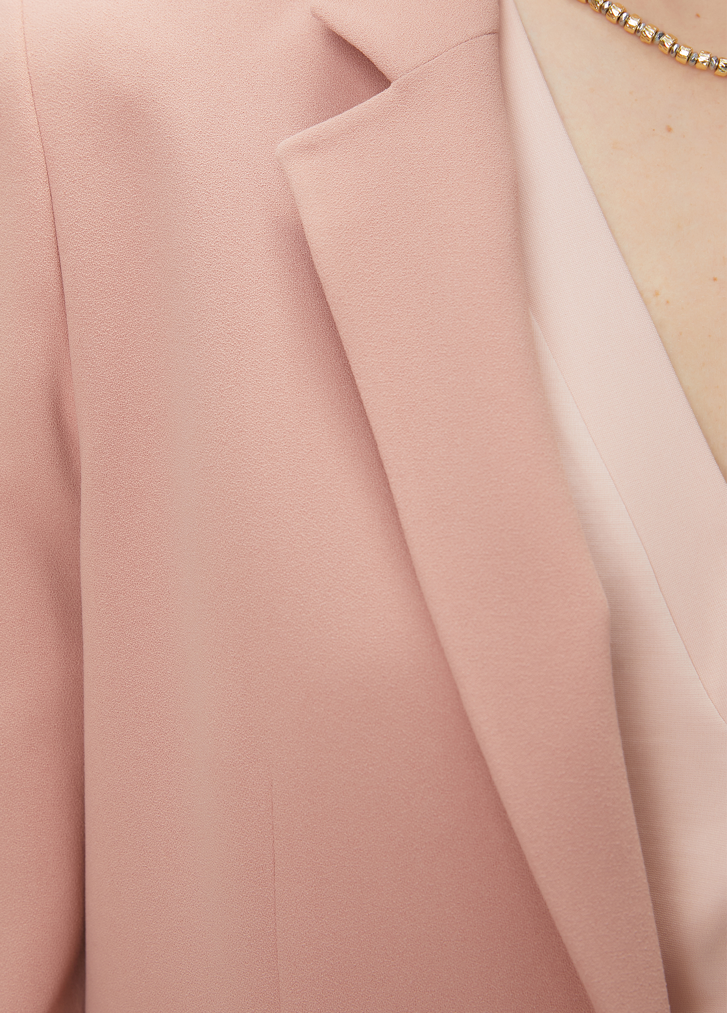 Gül Kurusu Krep Blazer_5