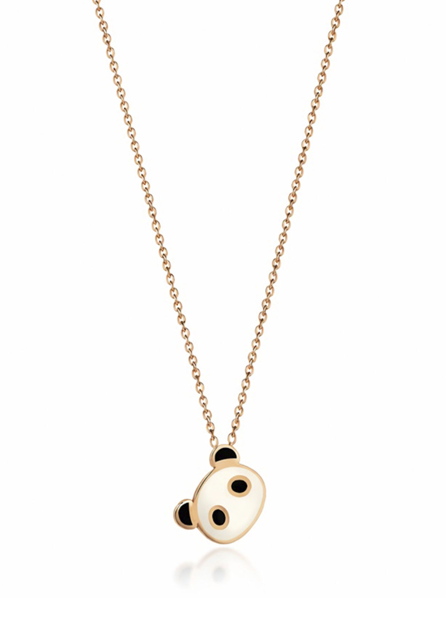Panda Necklace 14 Ayar Sarı Altın Kız Çocuk Kolye
