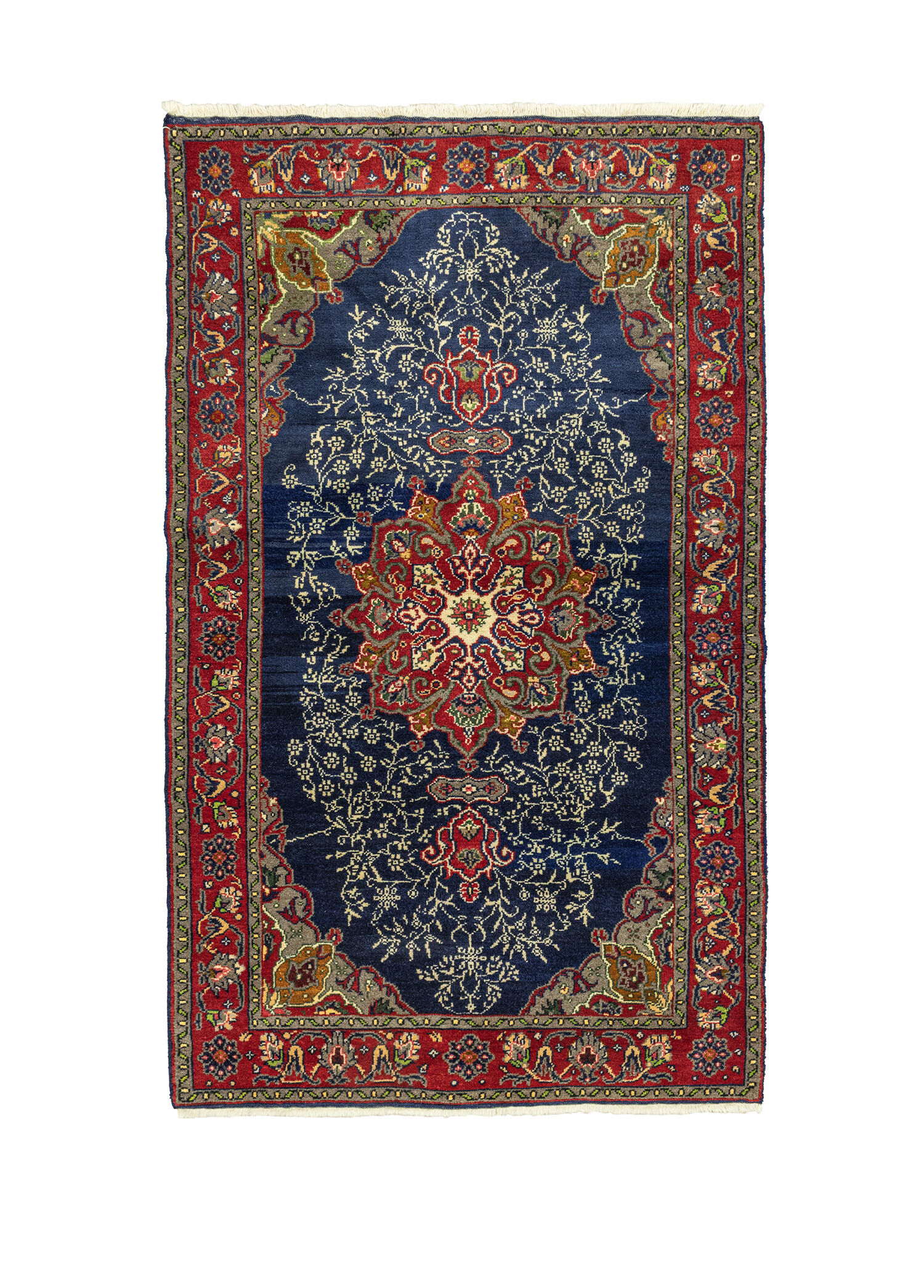 Hazan Madalyon Desenli Yün Halı 121 x 207 cm