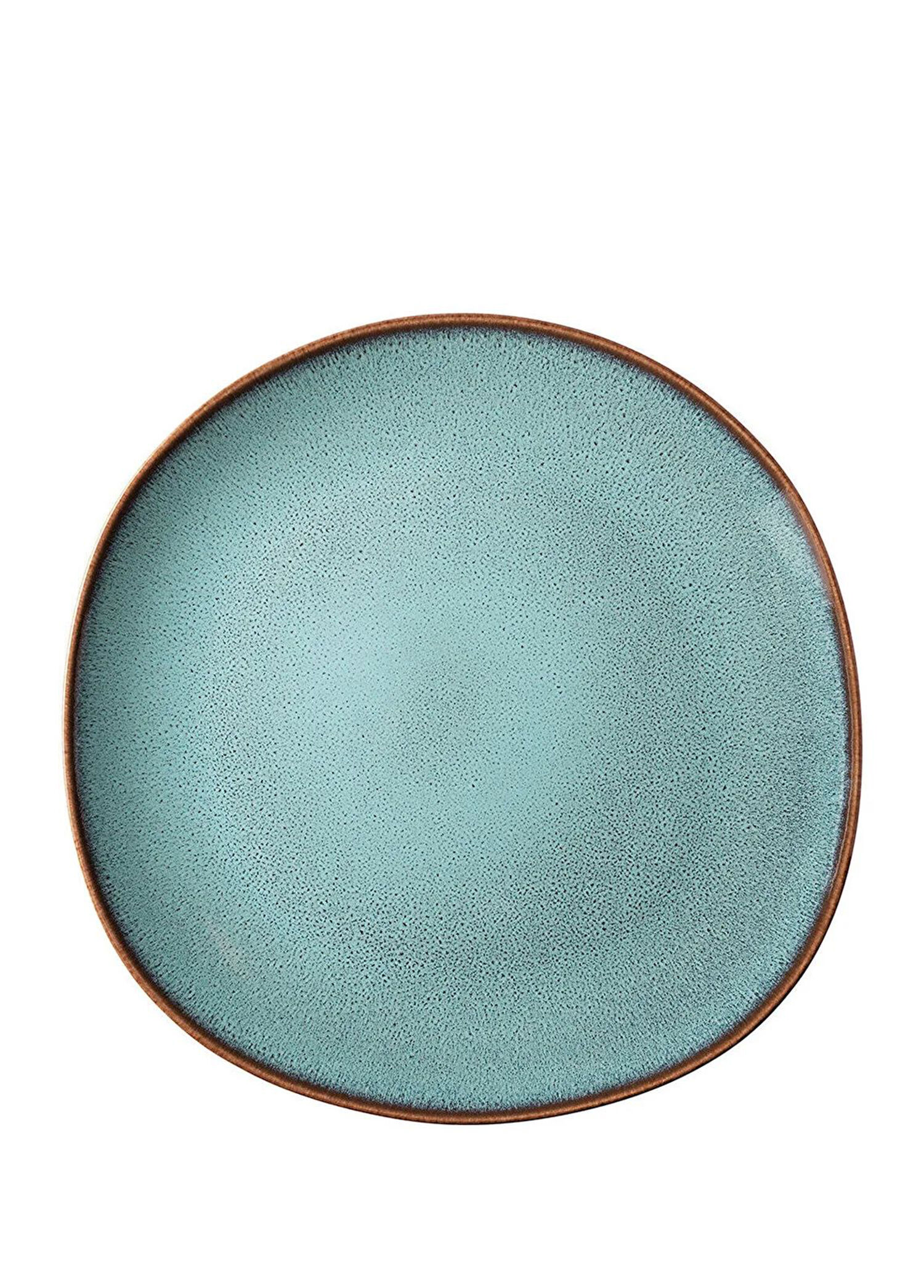 Lave Turkuaz Porselen Yemek Tabağı 28 cm