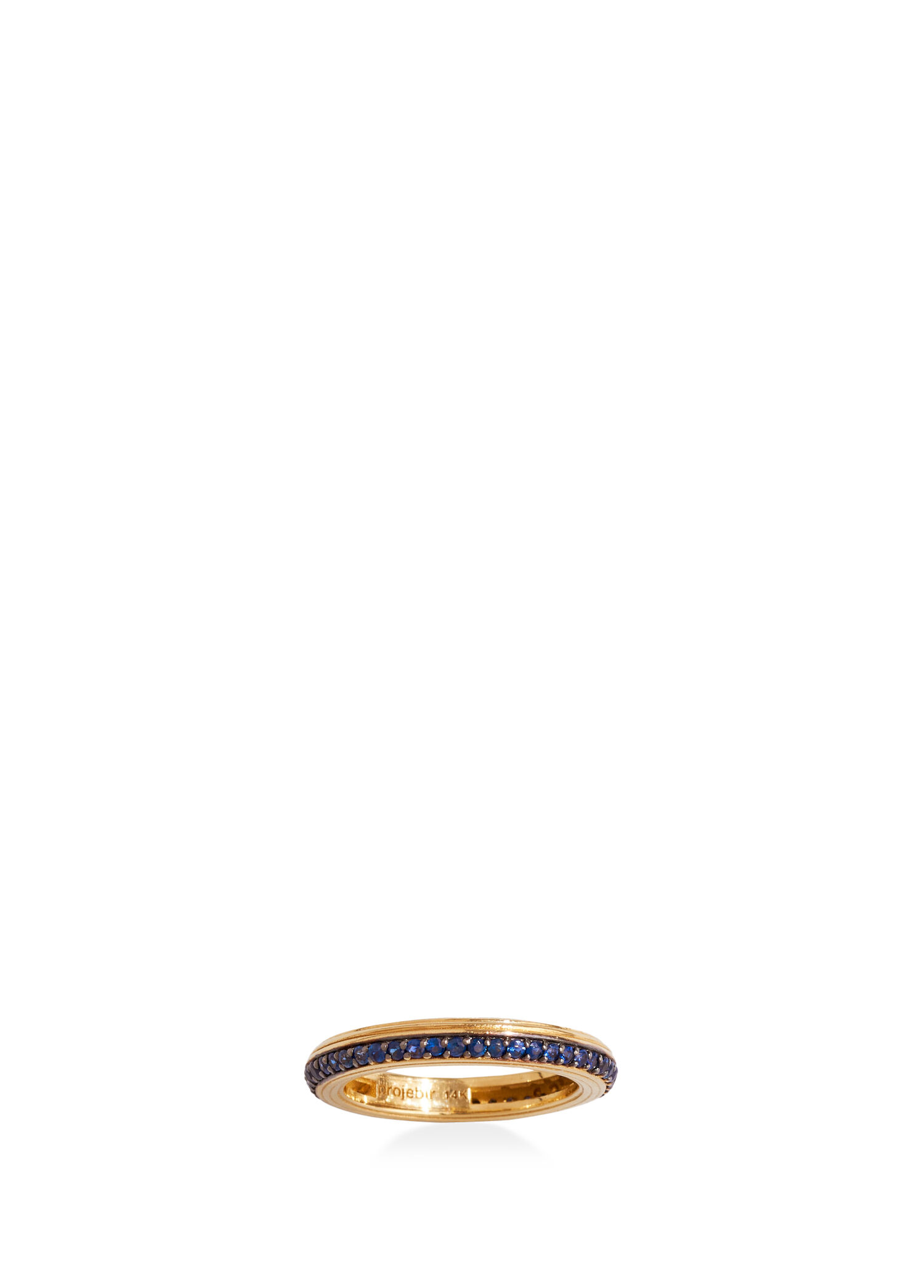 Basic Eternity Sapphire Kadın Altın Yüzük