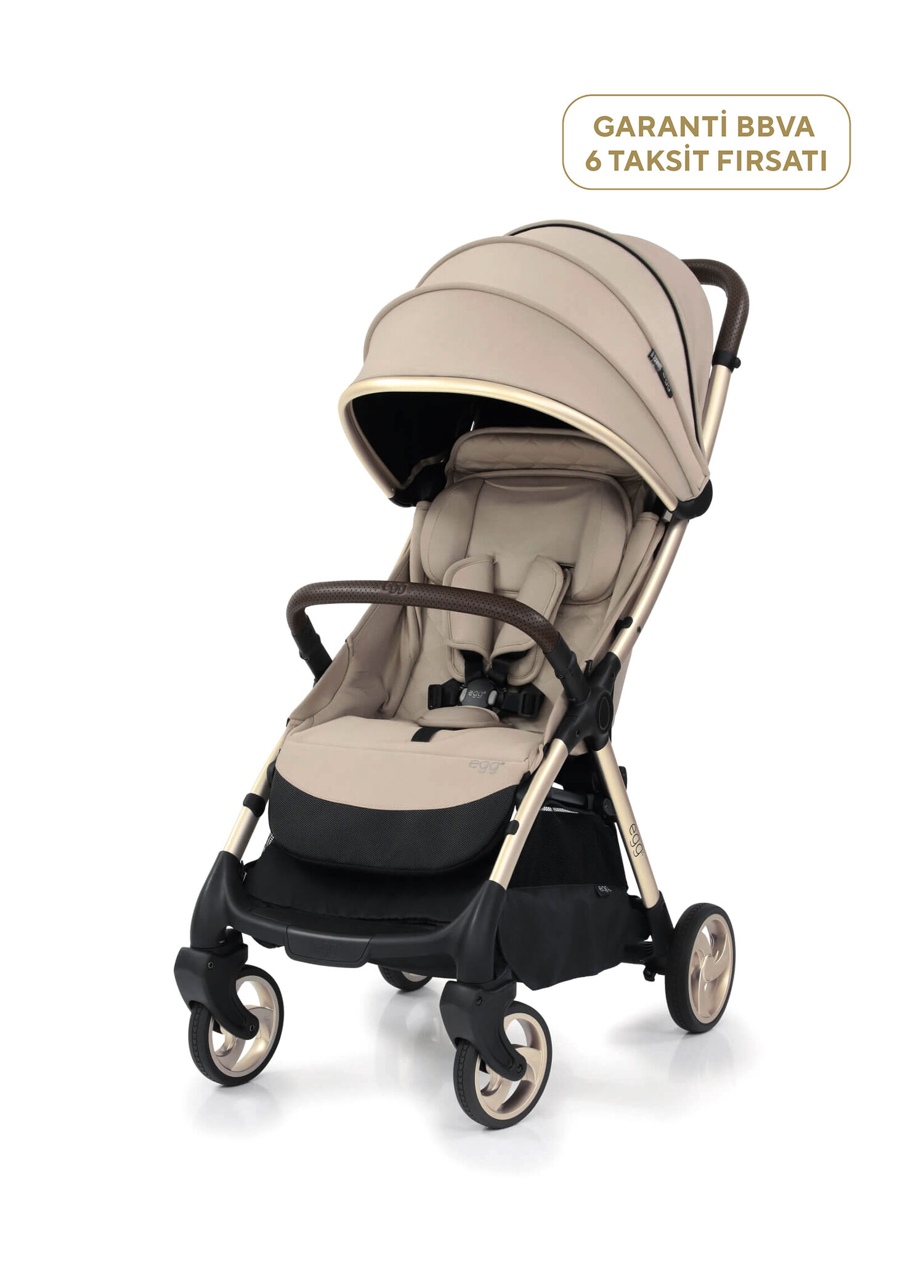 EggZ Feather Tek Elle Kolay Katlanabilir Bebek Arabası