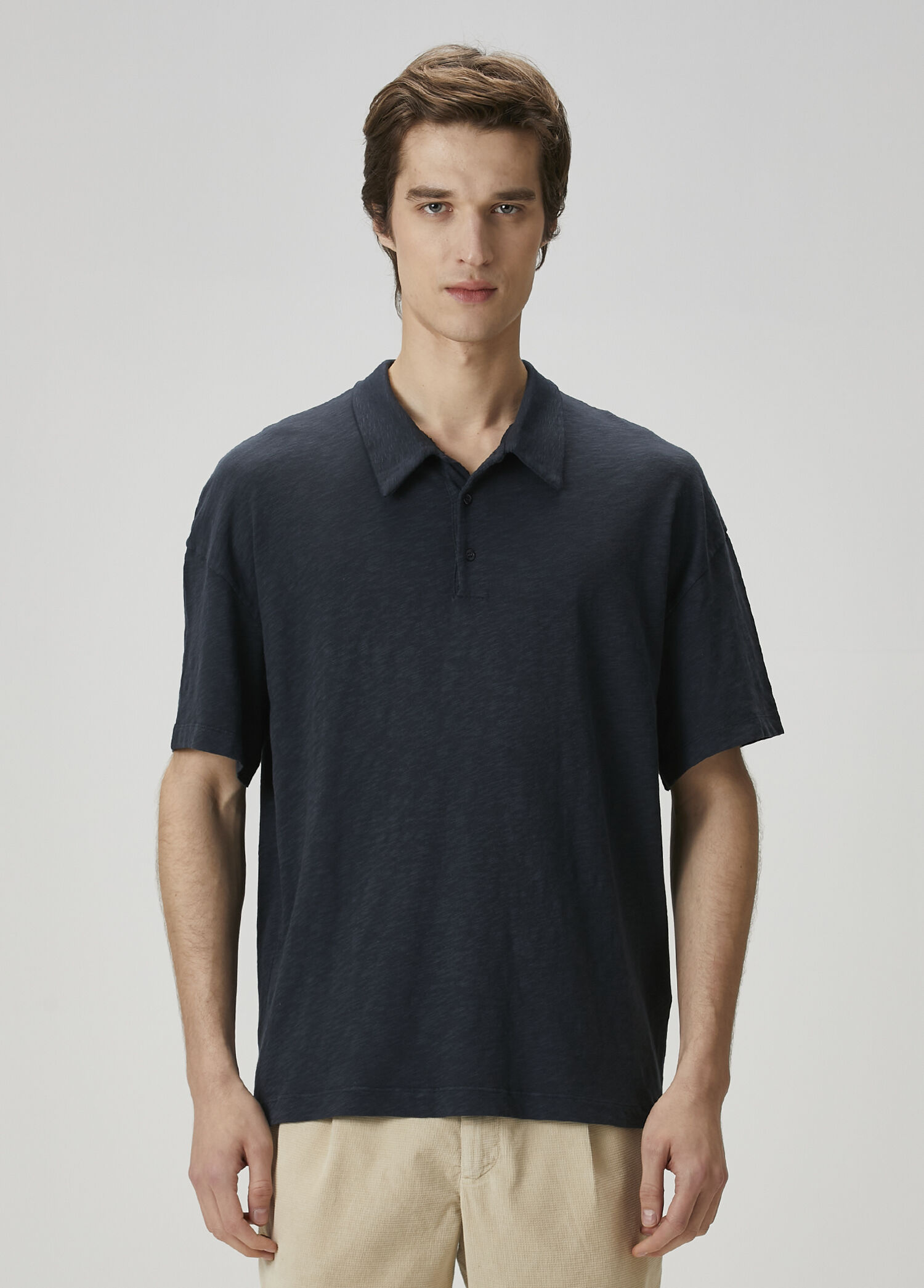 Lacivert Polo Yaka T-shirt