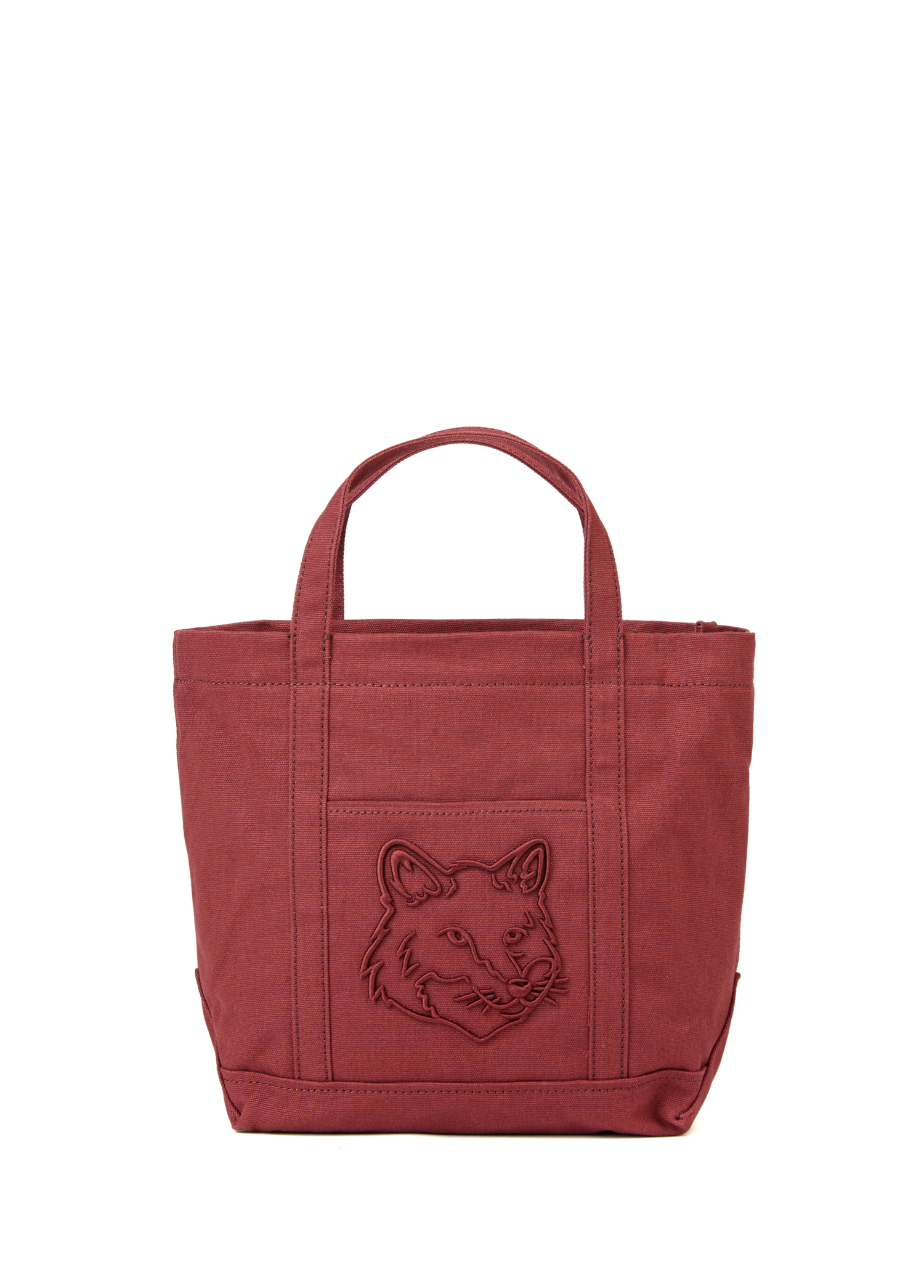 Fox Head Small Tote Bordo Kadın Alışveriş Çantası