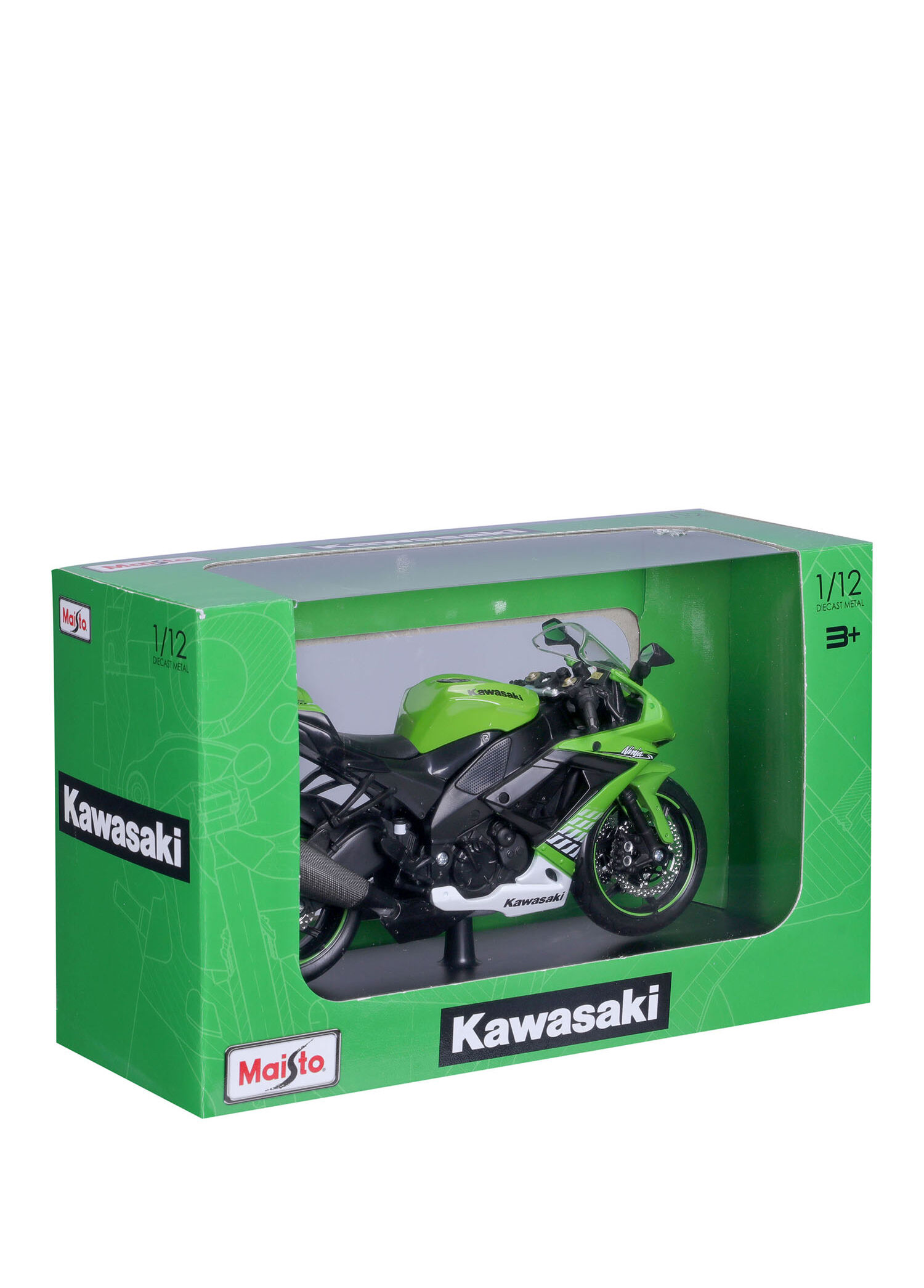 Maisto 1:18 Kawasaki Ninja ZX-10R Diecast Motorcycle Model