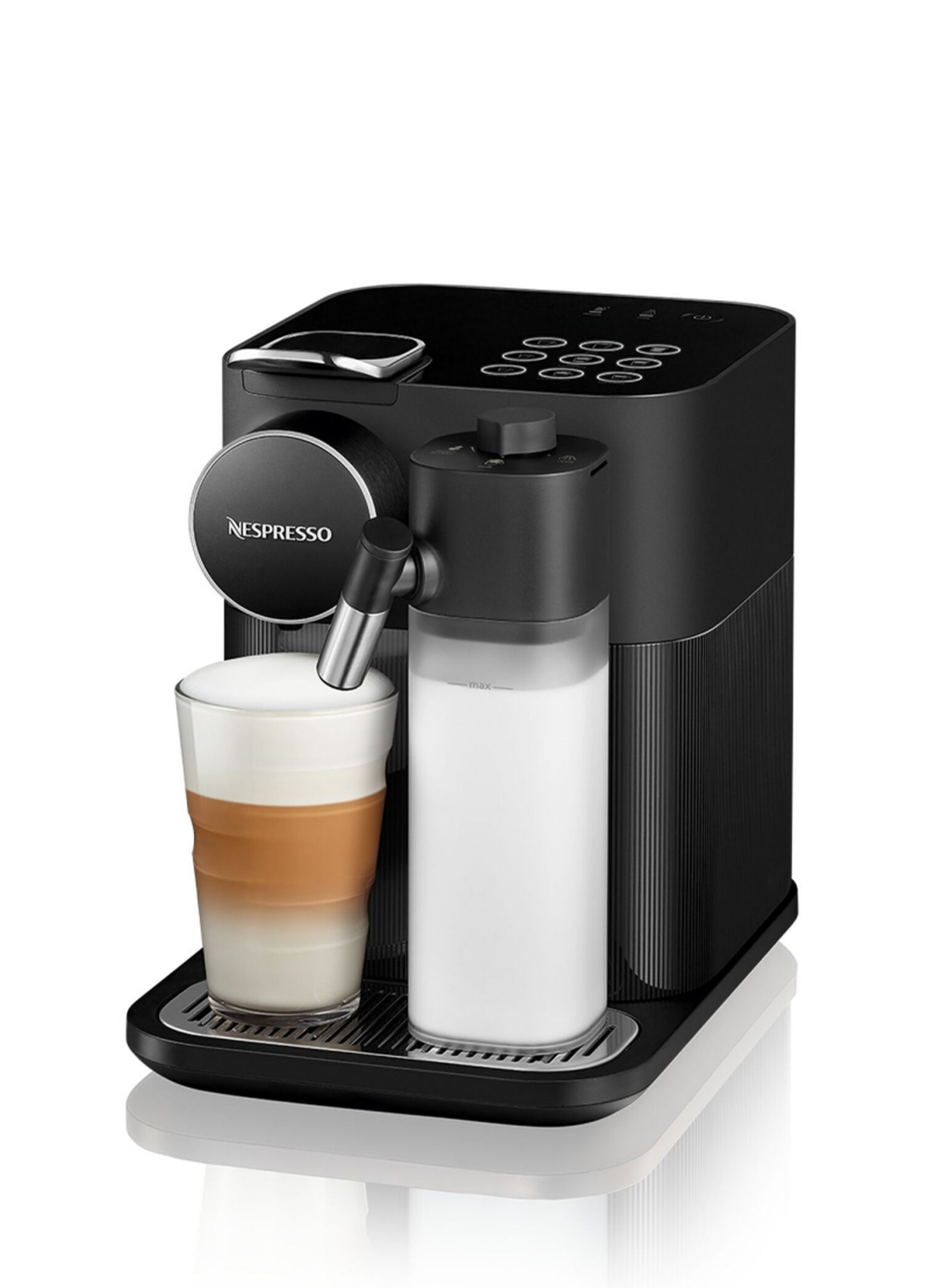 Nespresso - F541 Black Grand Lattissima Kapsüllü Kahve Makinesi