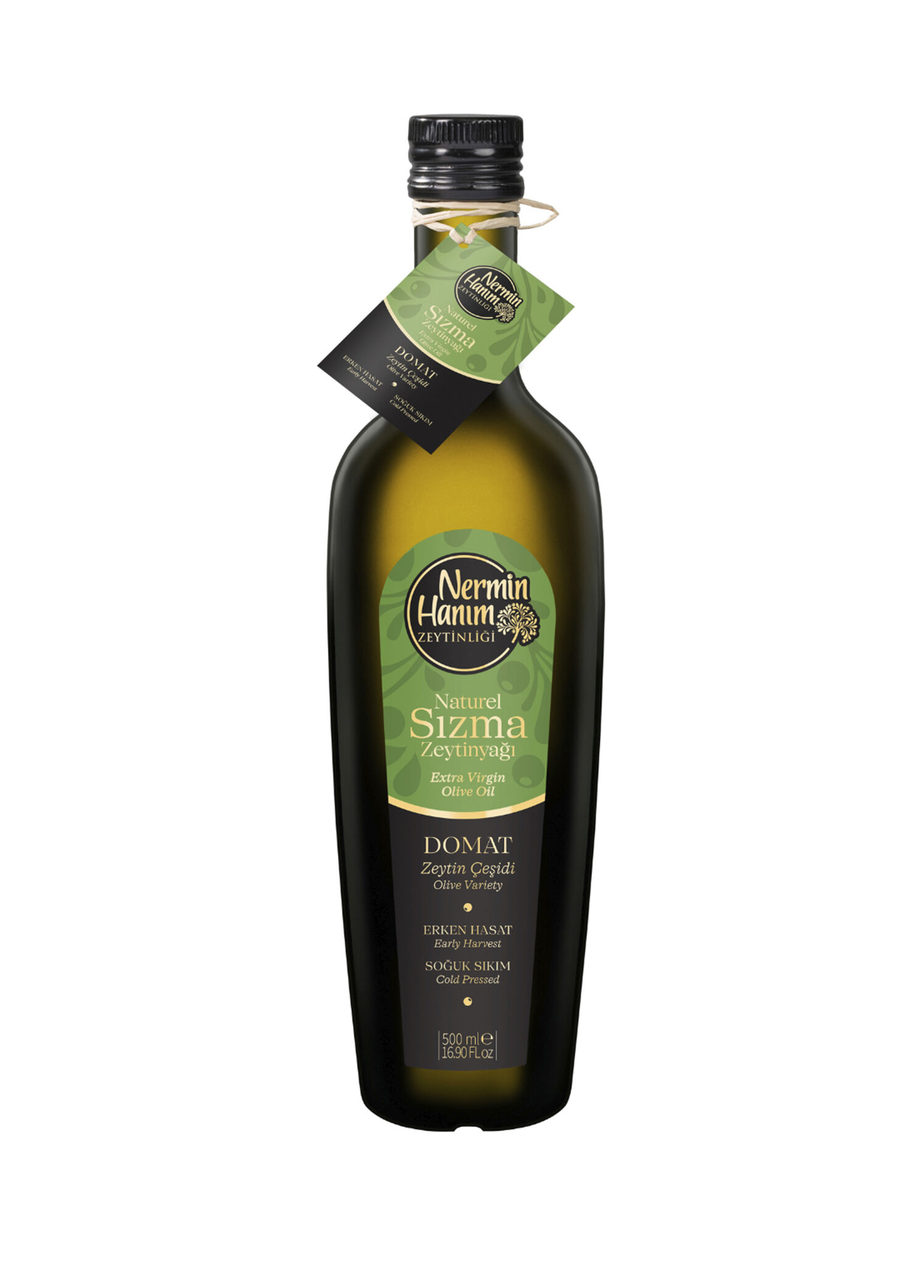 Domat Erken Hasat Soğuk Sıkım Zeytinyağı 500 ml