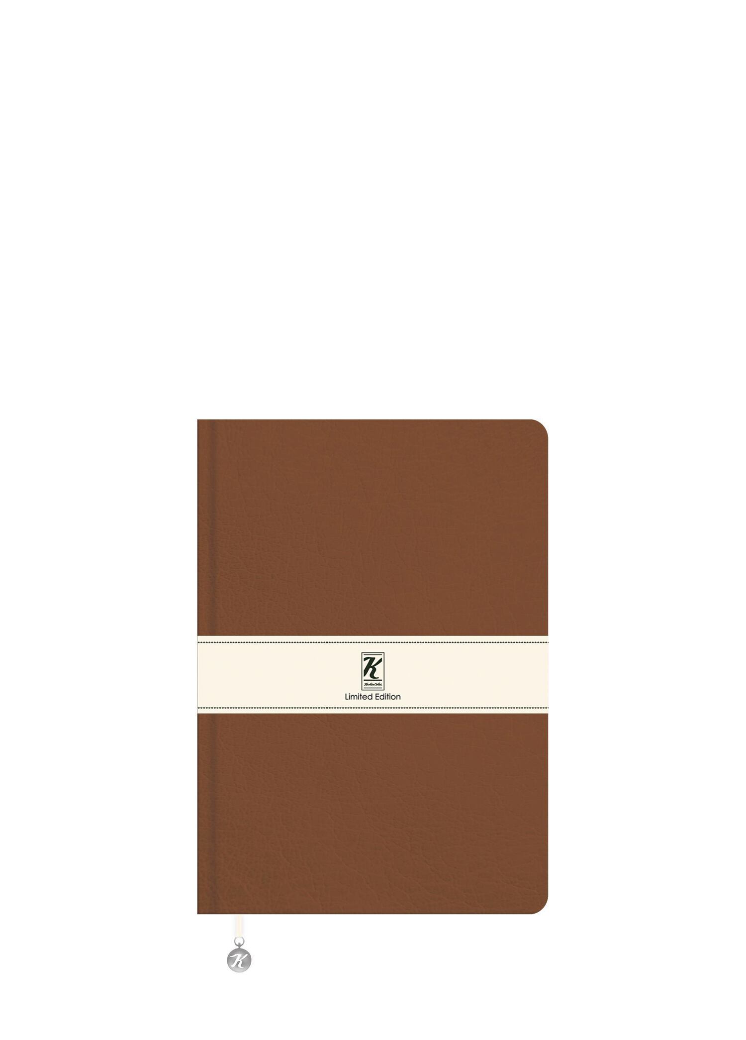 Limited Edition Kahverengi Termo Deri ve Esnek Kapaklı Çizgili Defter