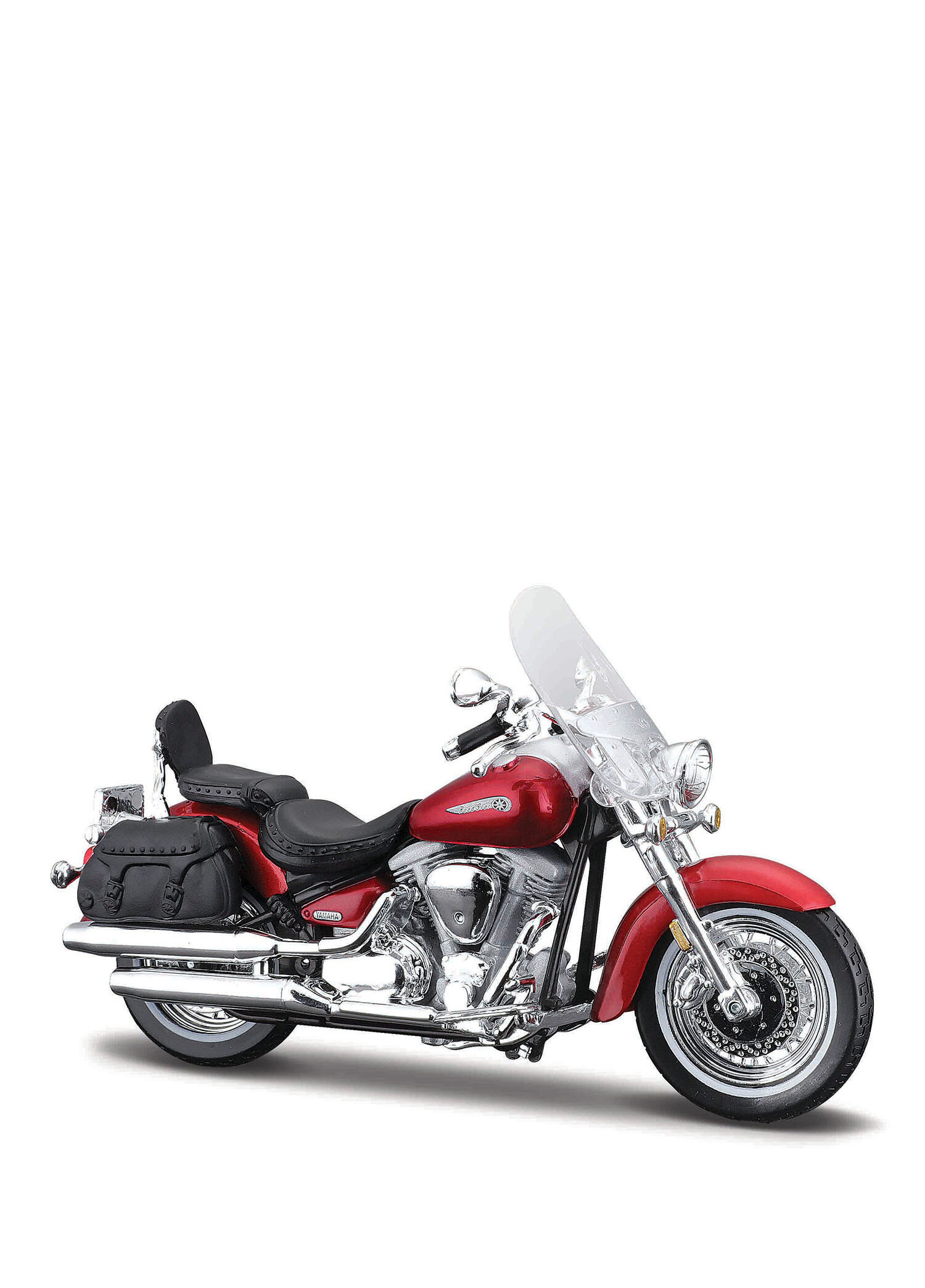 Yamaha Road Star Silverado 1:18 Kırmızı Model Motor