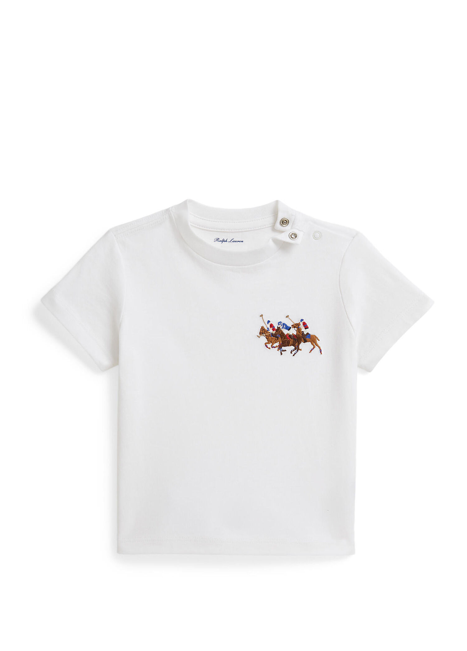 Beyaz Erkek Bebek T-shirt