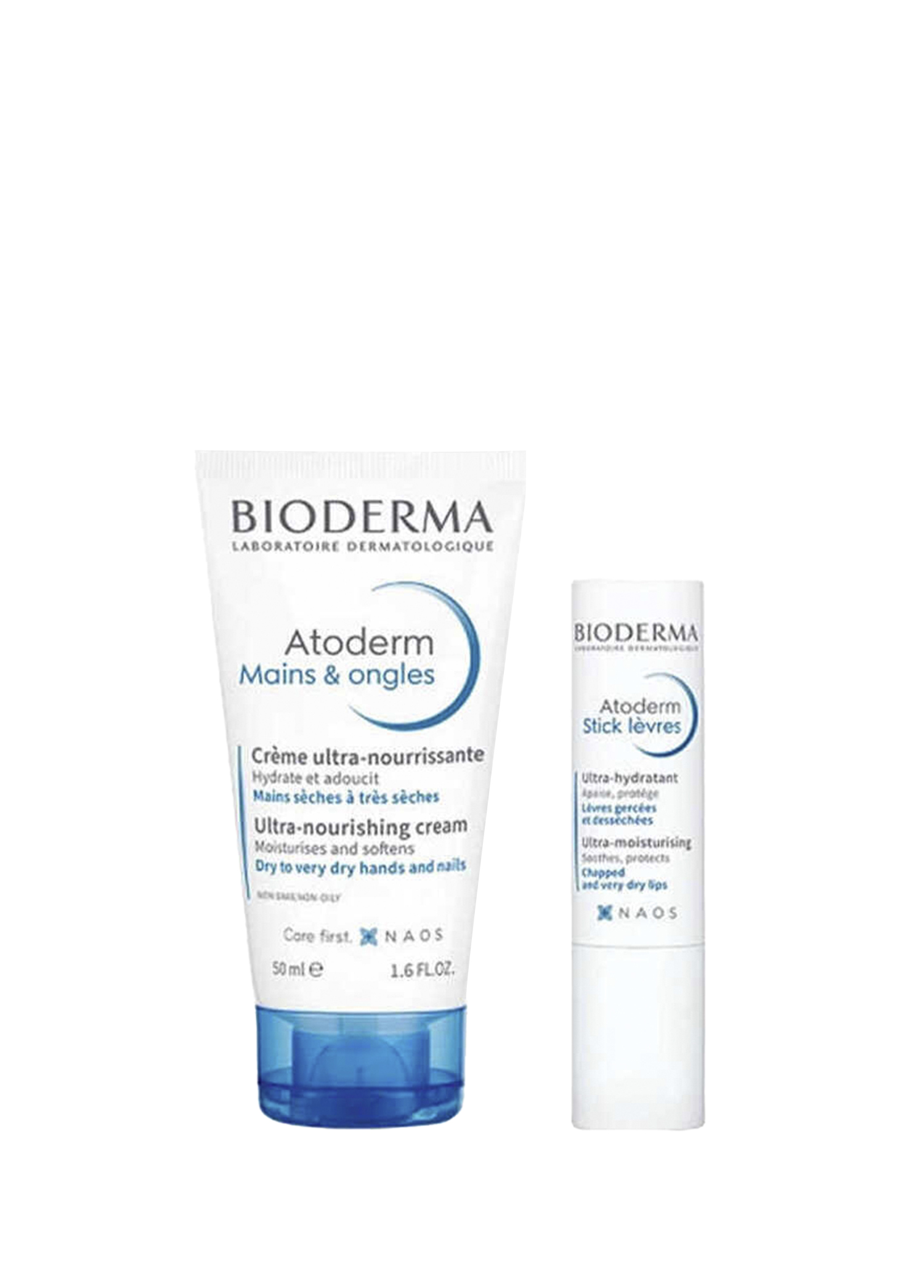 Bioderma Atoderm El ve Tırnak Kremi ve Nemlendirici Dudak Bakım Seti