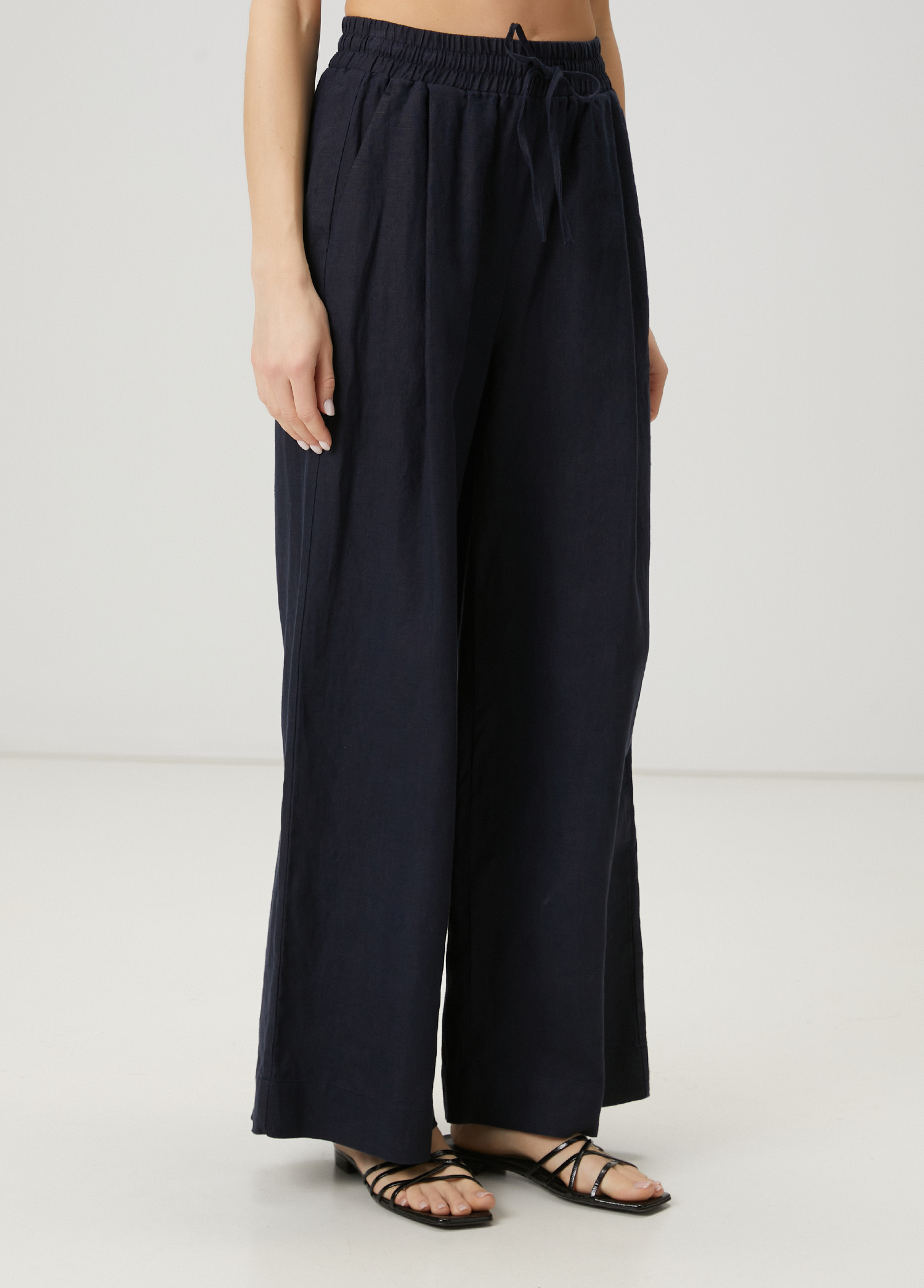 Lacivert Keten Pantolon_2