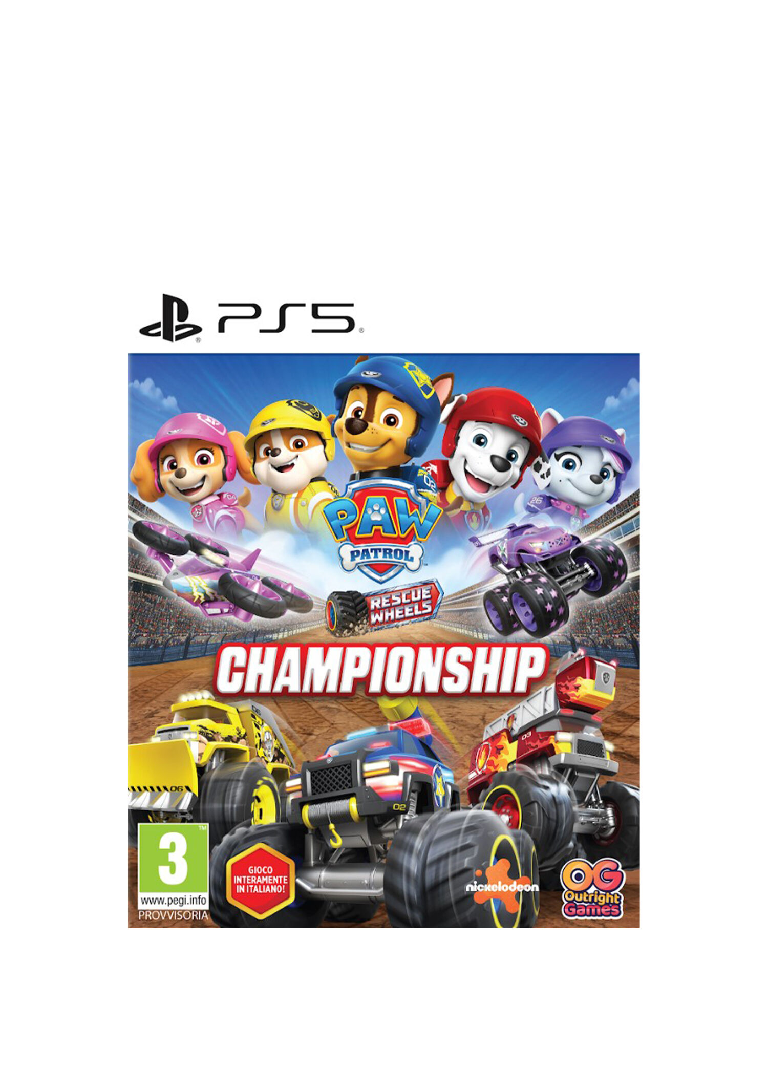 Paw Patrol Rescue Wheels Championship PS5 Oyunu