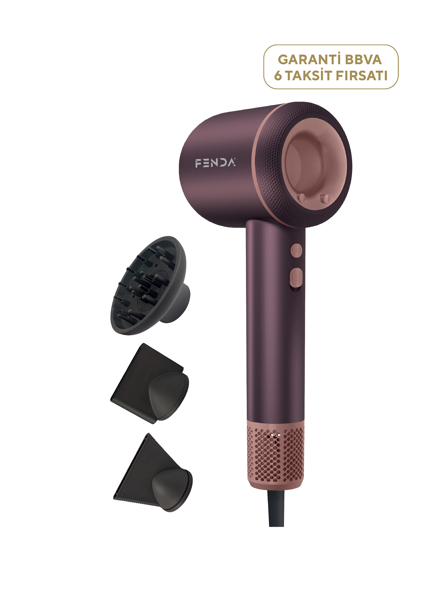 FNDSACKR0012PR Mor Saç Kurutma Makinesi