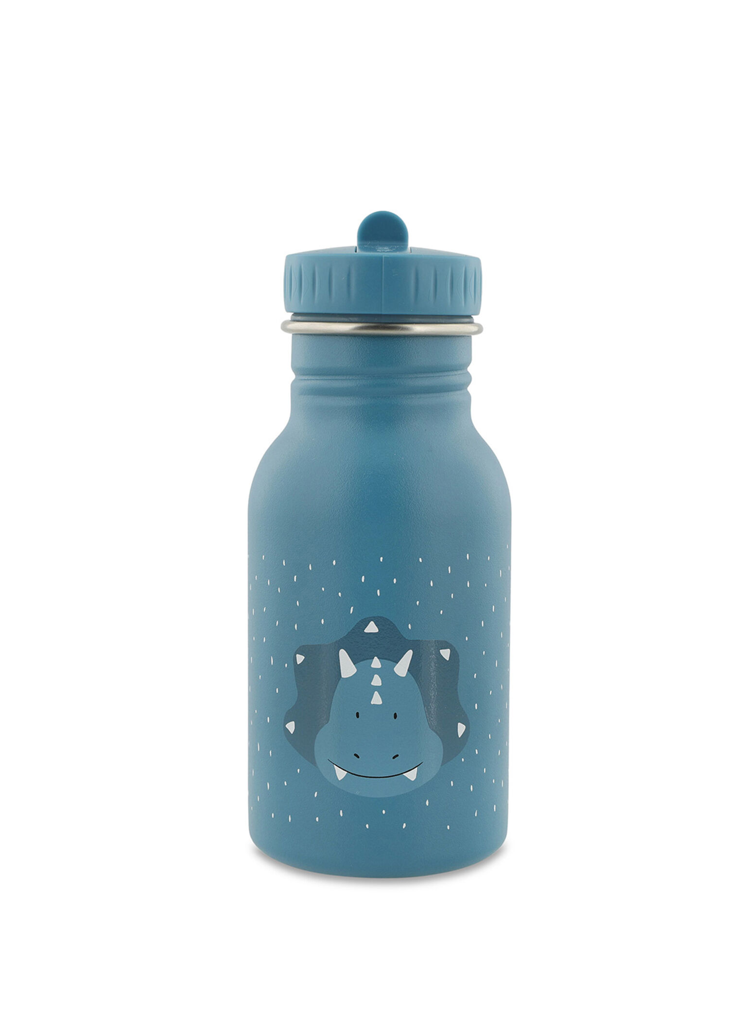Mr.Triceratops Lacivert Çelik Su Şişesi Suluk Matara 350 ml