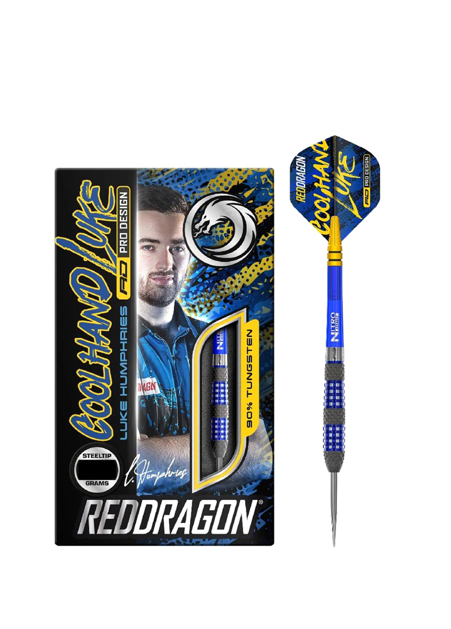 Luke Humphries TX2 Atomised %90 Tungsten Çelik Uçlu Dart Oku