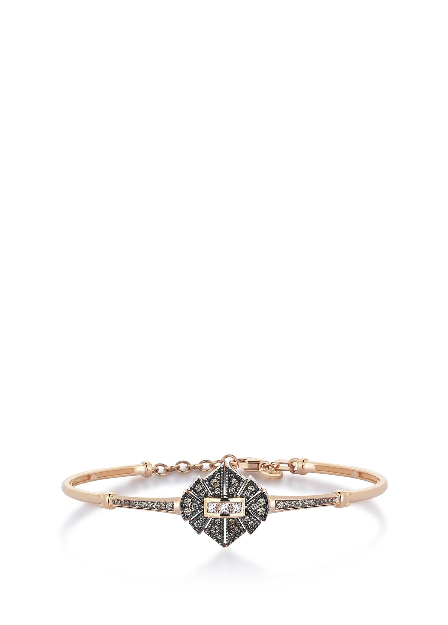 Gotham Grey Bracelet 14 Ayar Altın Kadın Bilezik