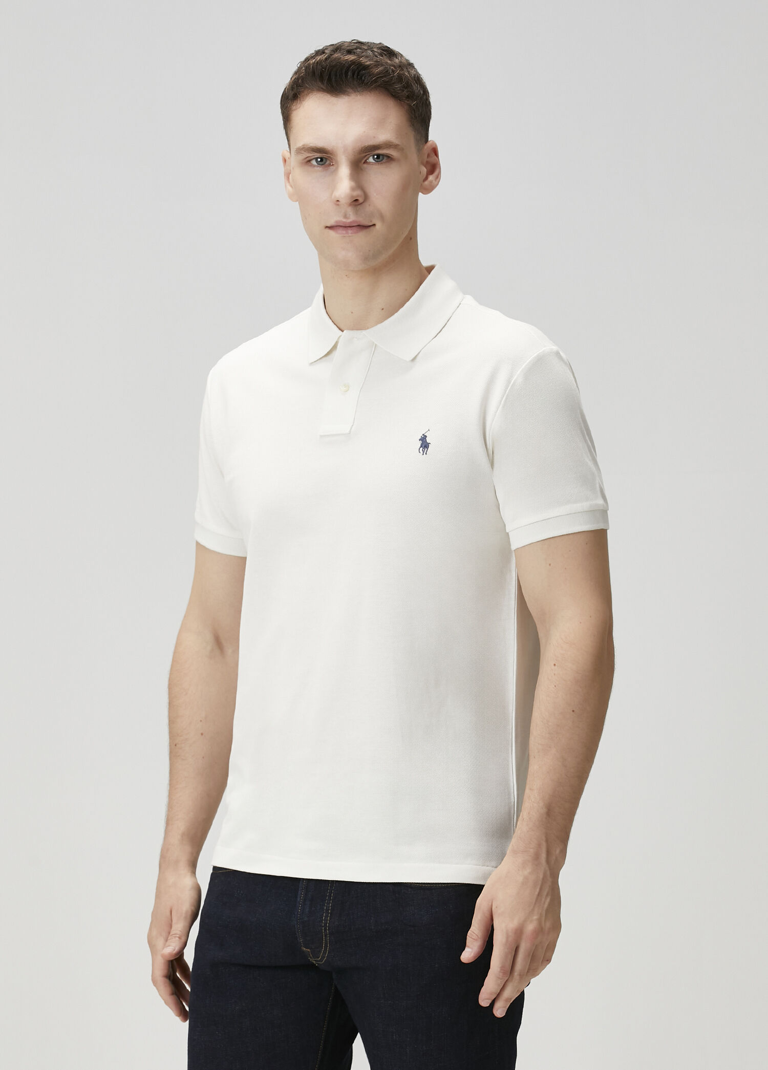 Polo Ralph Lauren - Naturel Polo Yaka T-shirt - Naturel