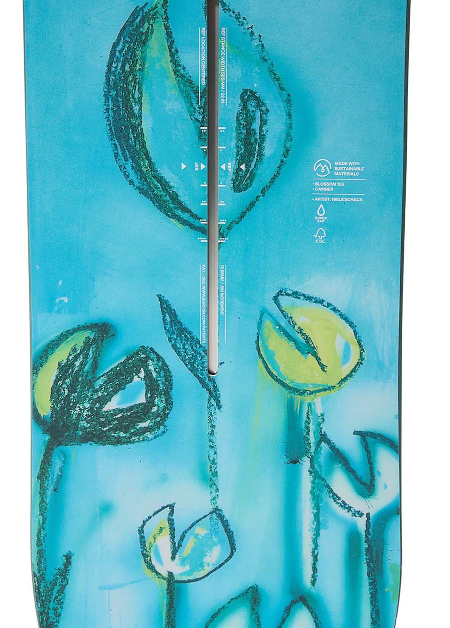 Burton - Gender Neutral Blossom Unisex Mavi Snowboard - Mavi