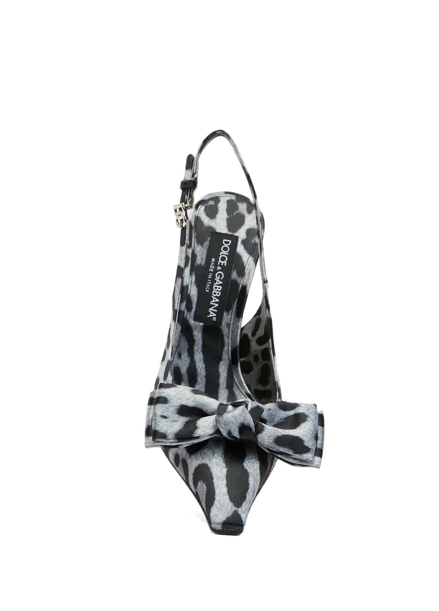 Dolce&Gabbana Slingback Leopard Print Heels