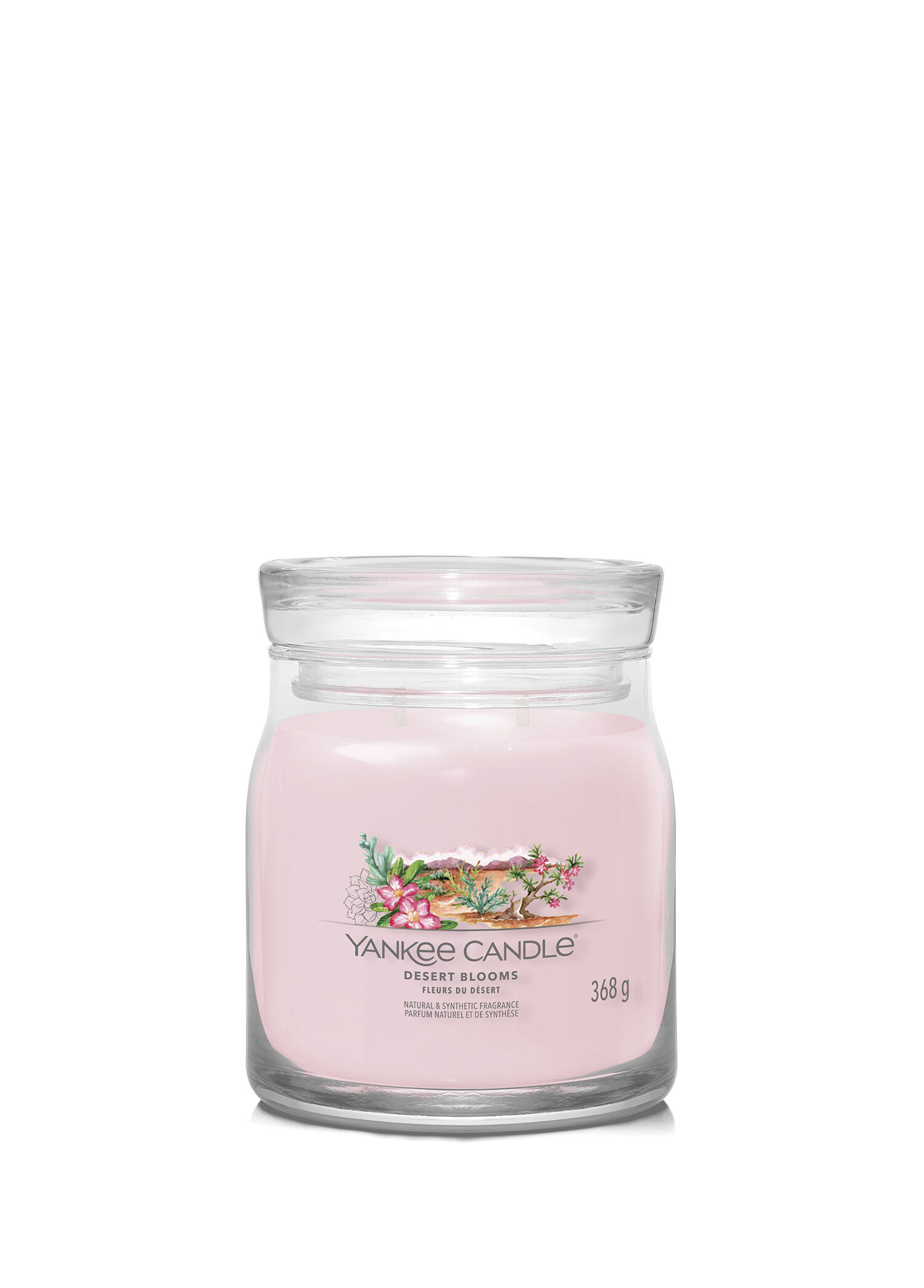 Desert Blooms Çiçeksi Kokulu Pembe Mum 368 g
