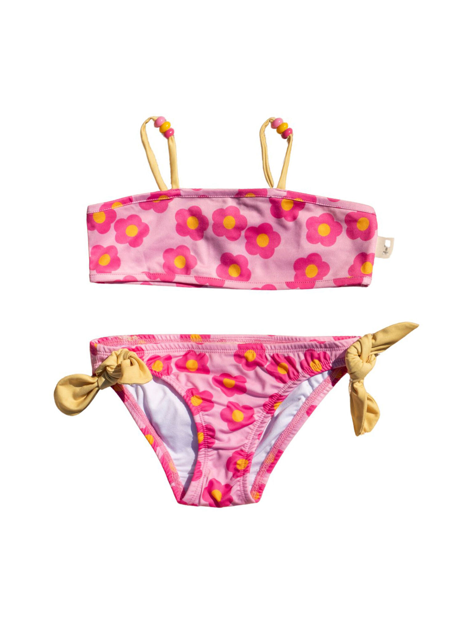 Scallop Bloom Pembe UV Korumalı Kız Çocuk Bikini Takımı