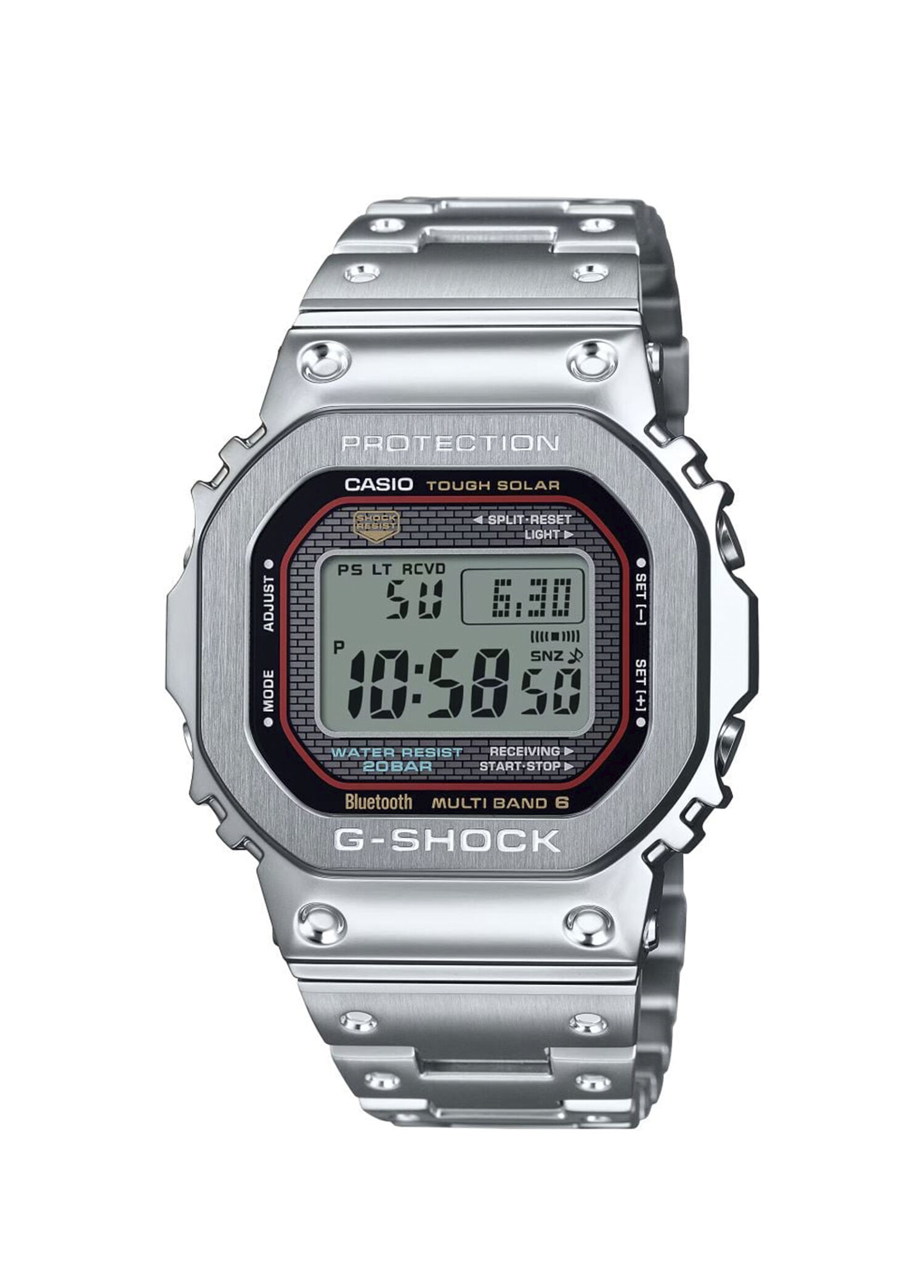 Casio Çok Renkli Erkek G-Shock GMW-B5000D-1CDR Gri Çelik Erkek Kol