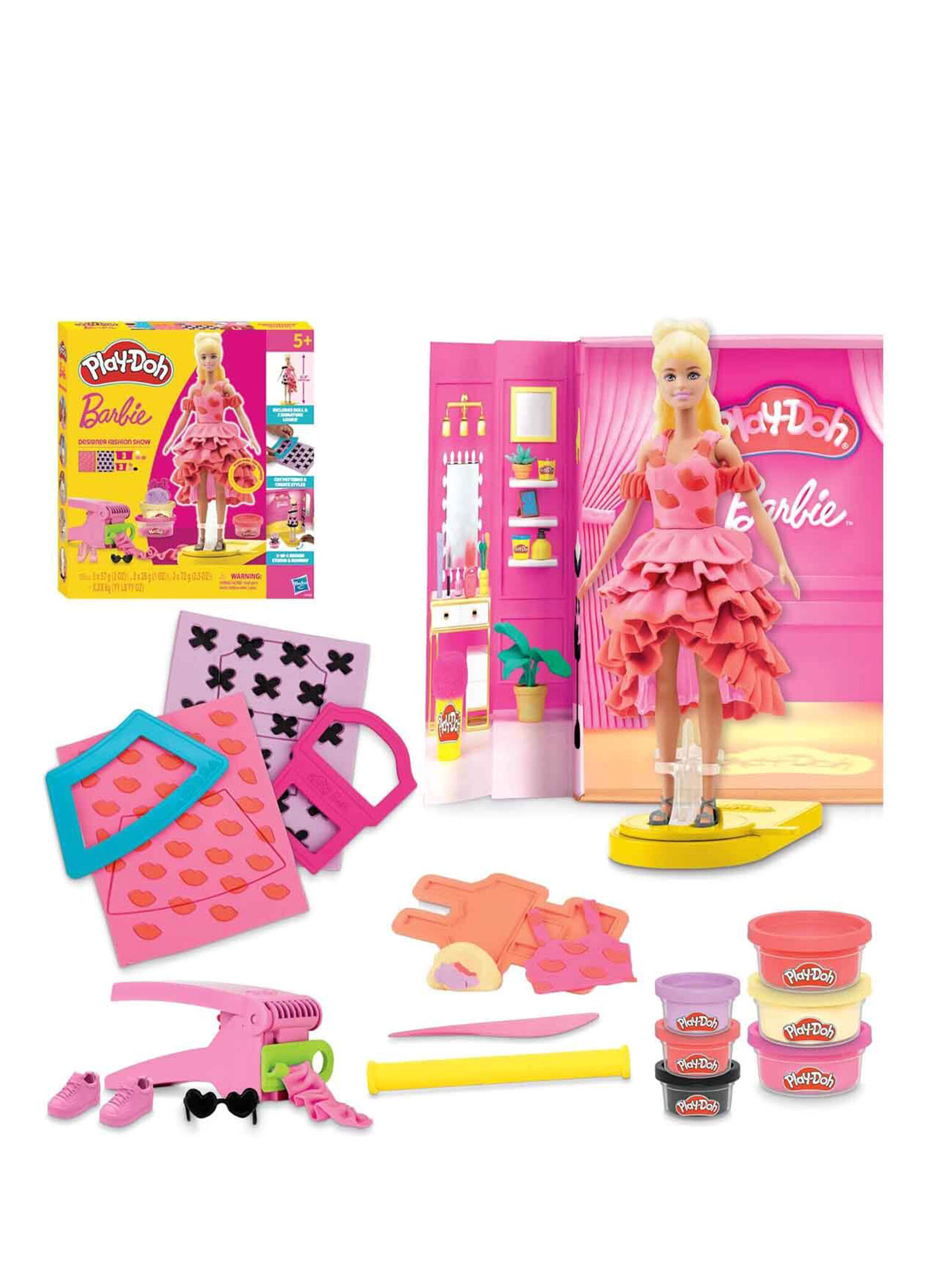 Barbie Tasarımcı Moda Gösterisi Oyun Hamuru Seti