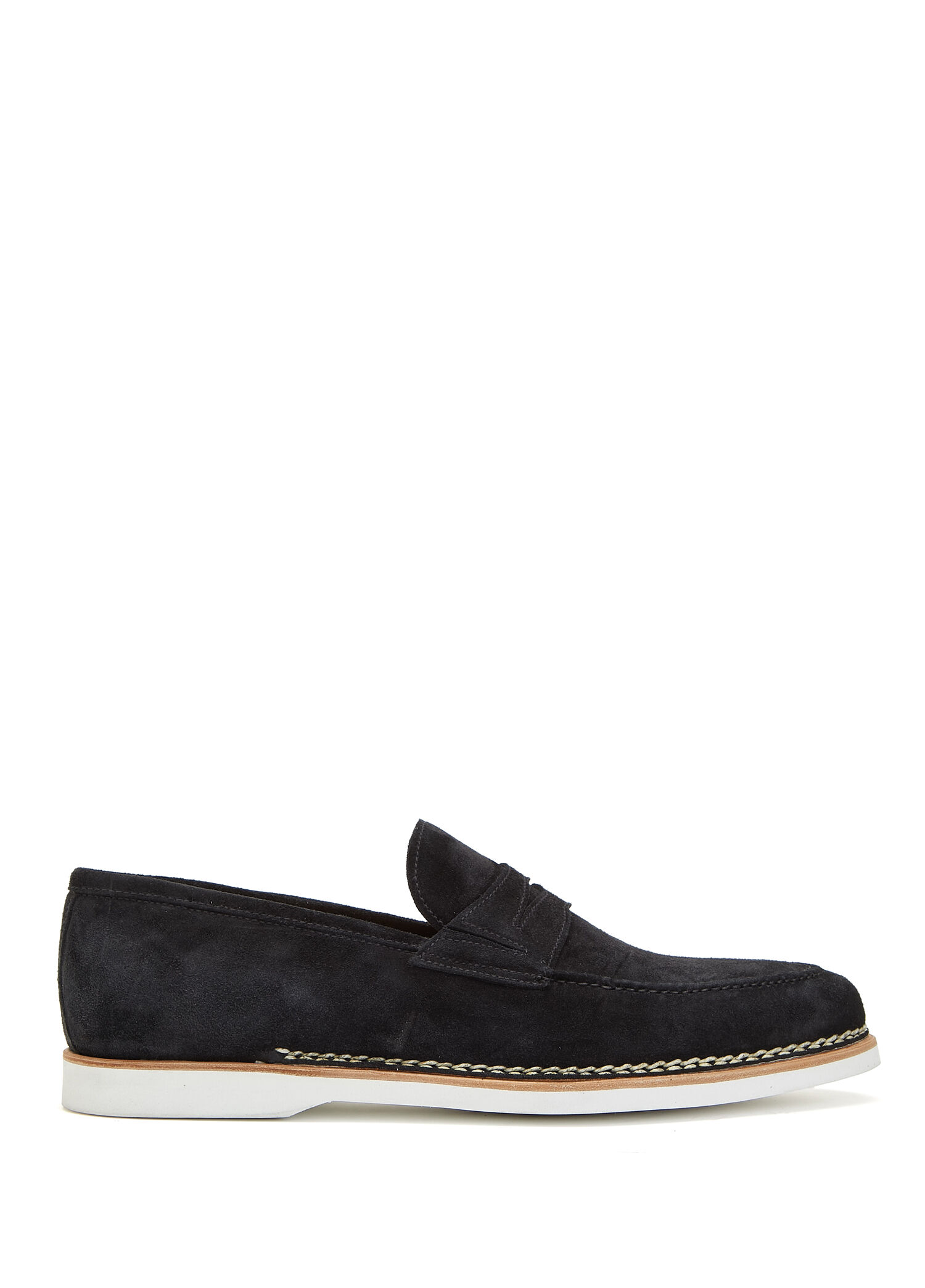 Fascinoso Siyah Erkek Süet Loafer