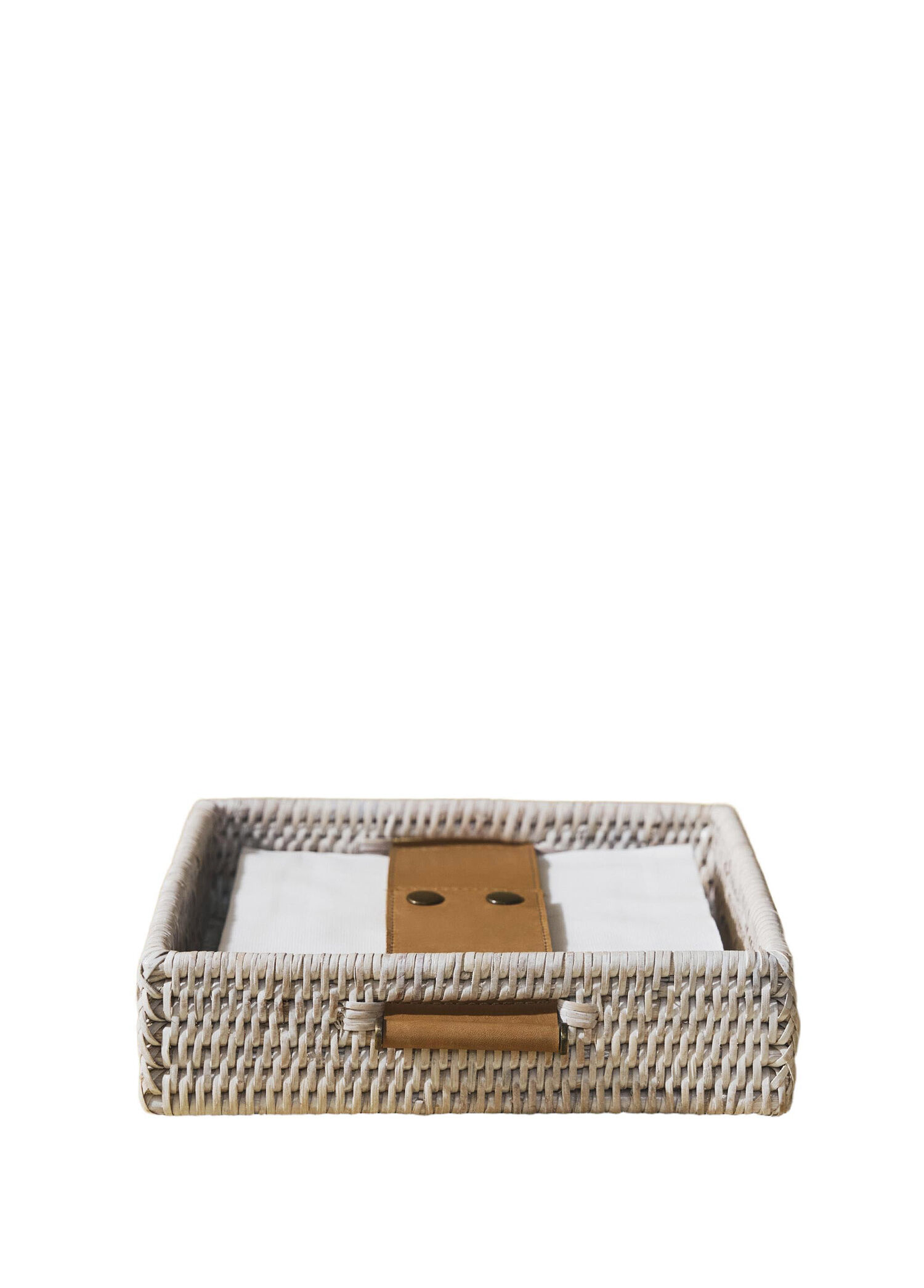 Rattan Kare Peçetelik