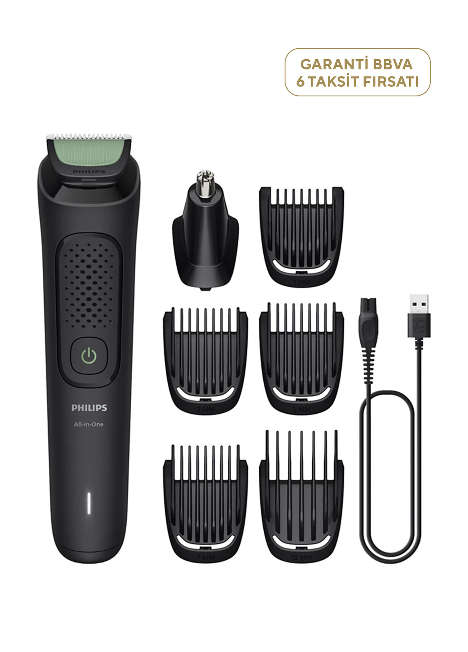 P Philips 3000 Serisi 7In1 Islak Ve Kuru Yuz Sac Ve Vucut Tiras Makinesi Mg392015