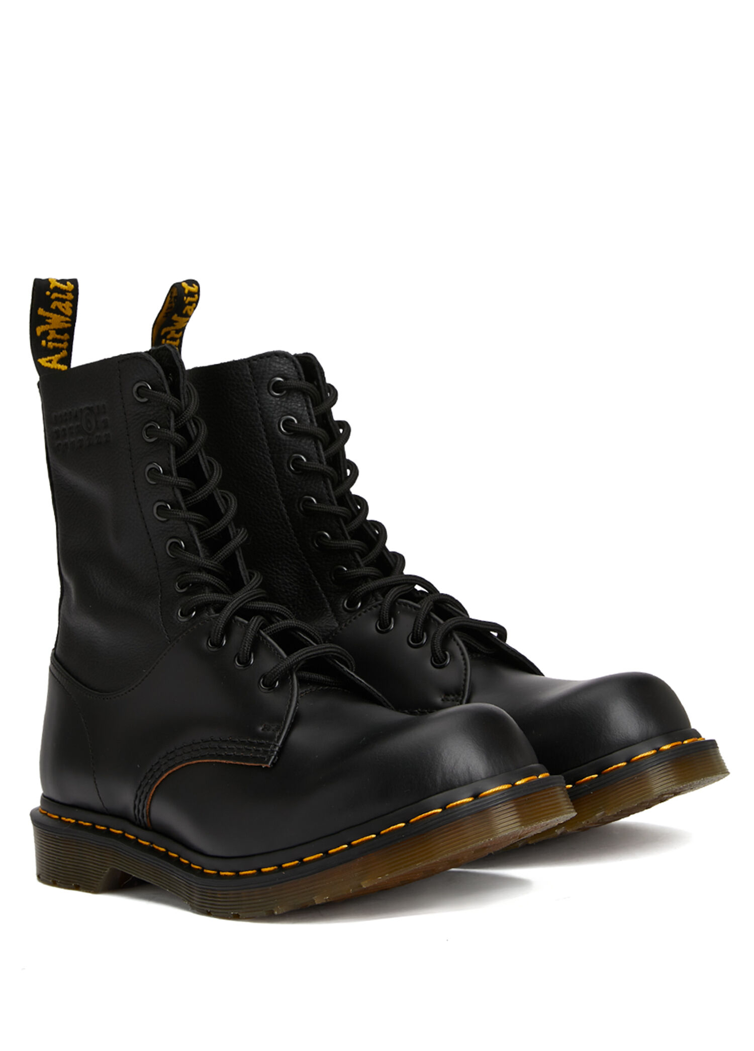 MM6 Maison Margiela Siyah Erkek Dr.Martens x MM6 Siyah Bot 1641012