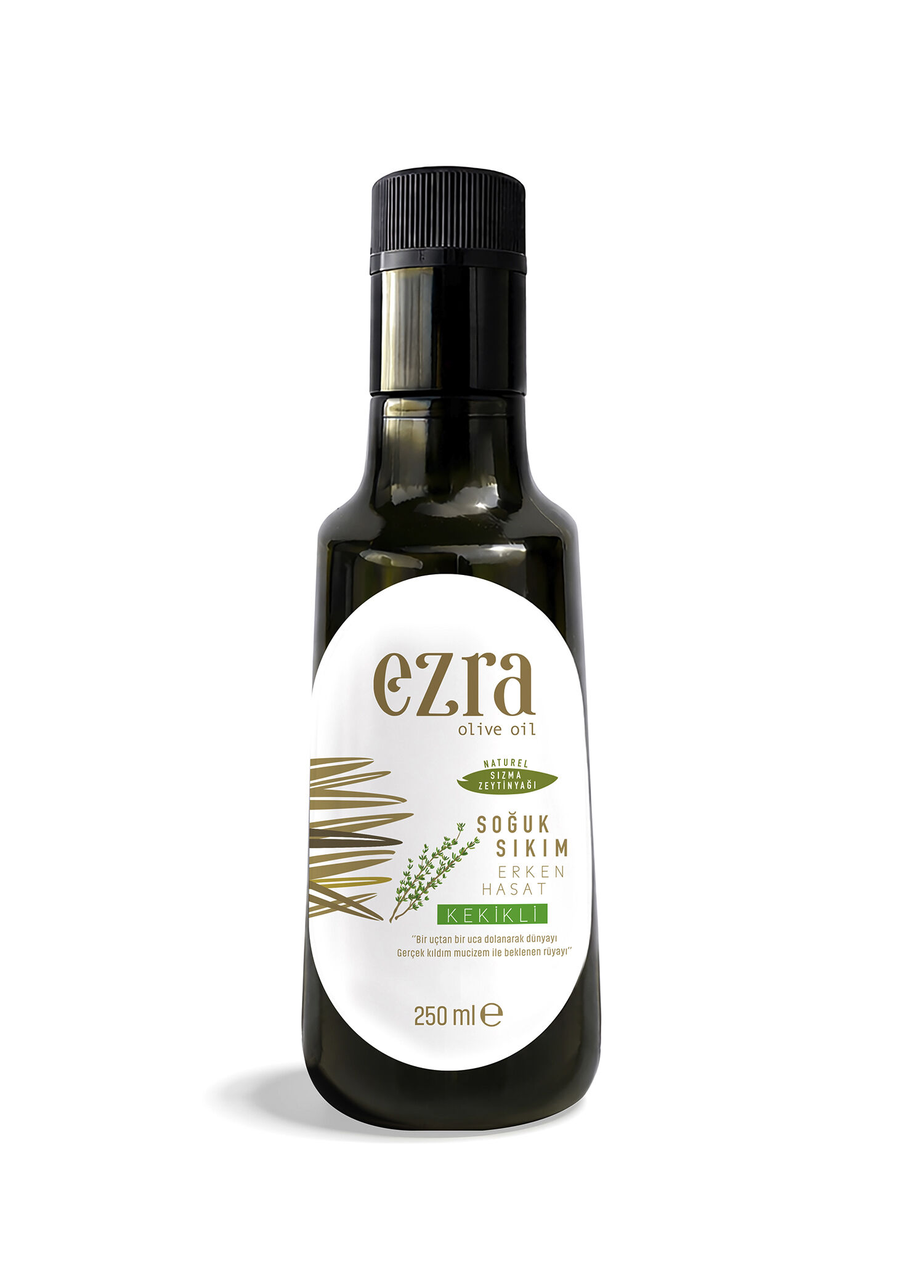 Cold Pressed Natural Early Harvest Thyme Olive Oil 250 ml