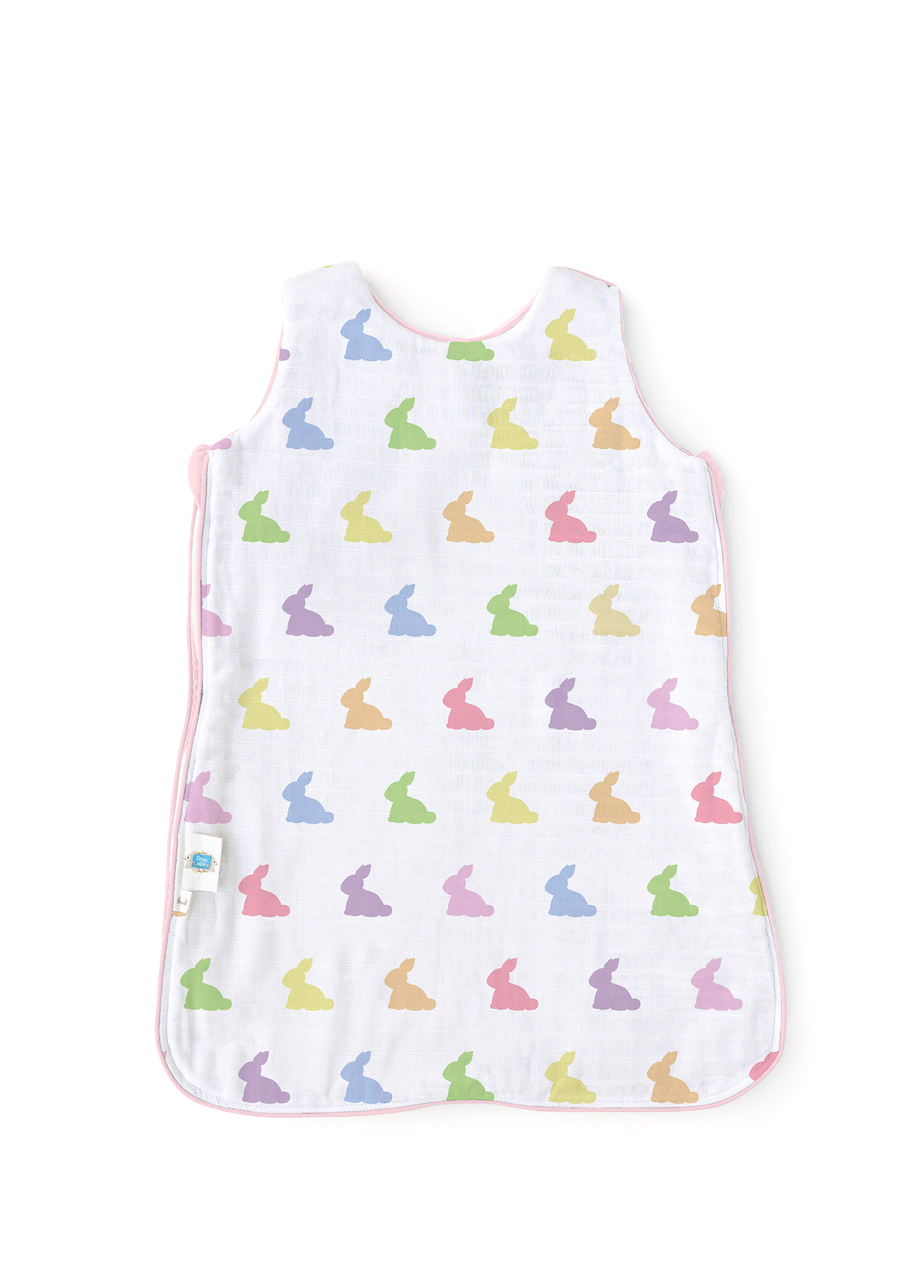 Rainbow Lapin Pink 1,85 TOG Kışlık Müslin Bebek Uyku Tulumu